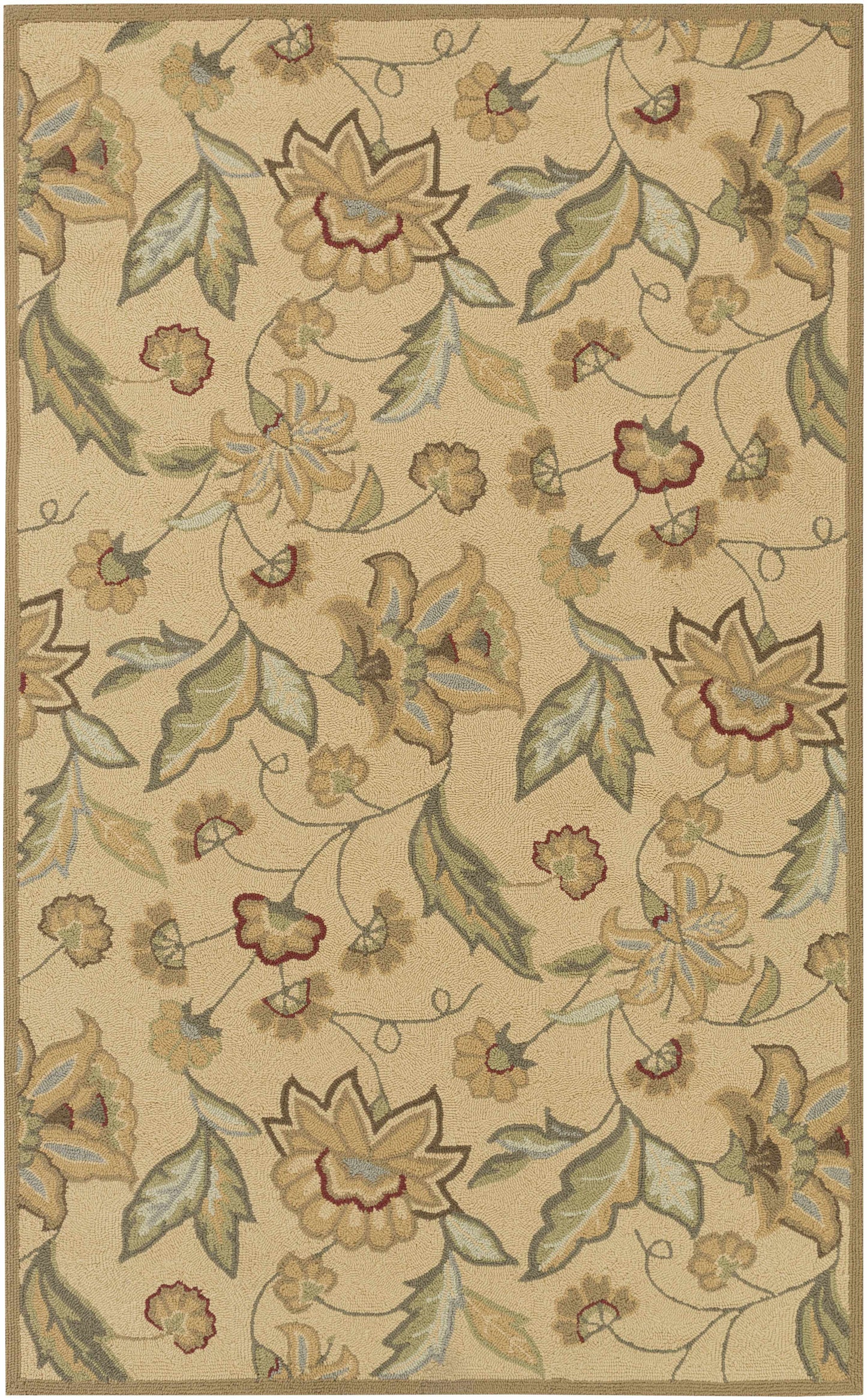 Rain RAI-1011 Hand Hooked Rug