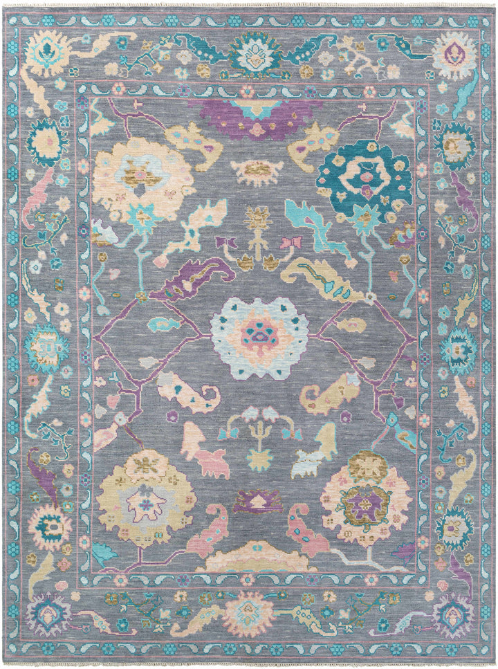 Wheat Hand Knotted 100% Wool Traditional Rectangle Handmade rug, Indoor use only, has fringe, non-washable.