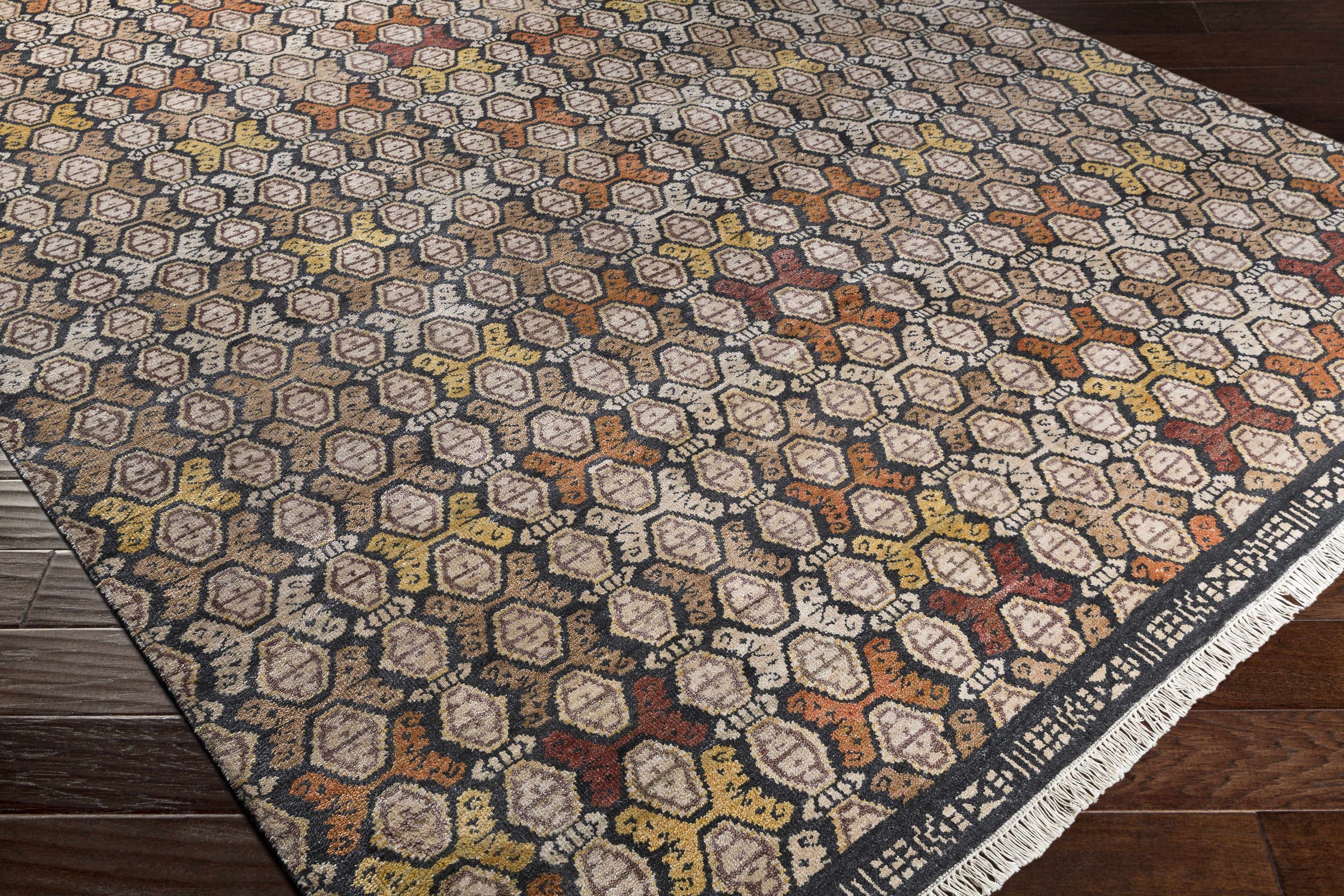 Zambia ZAM-1002 Hand Knotted Rug