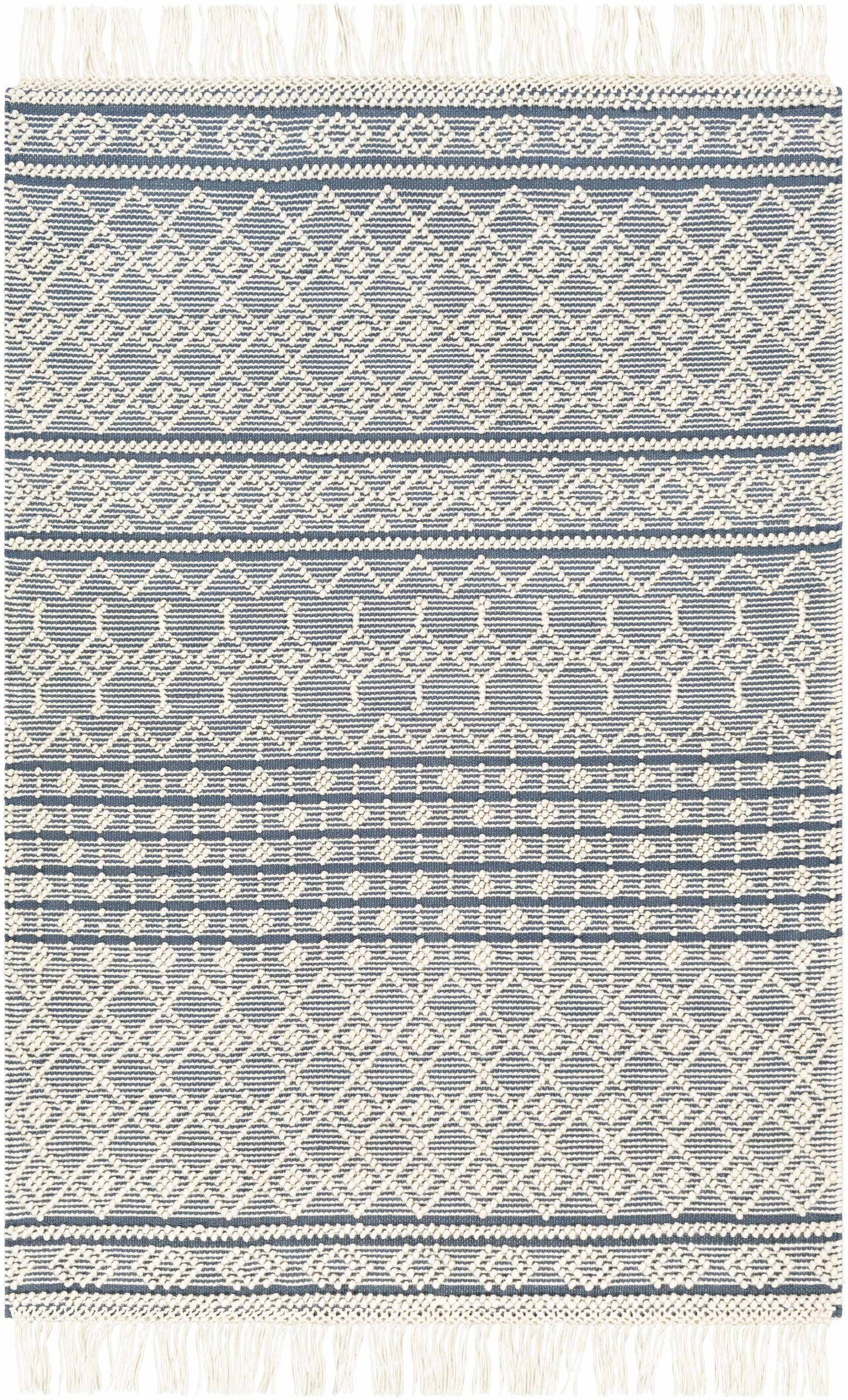 Farmhouse Tassels FTS-2304 Hand Woven Rug
