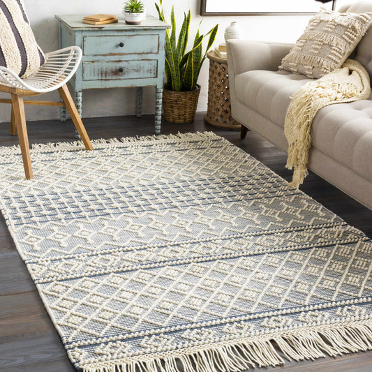 Farmhouse Tassels FTS-2304 Hand Woven Rug