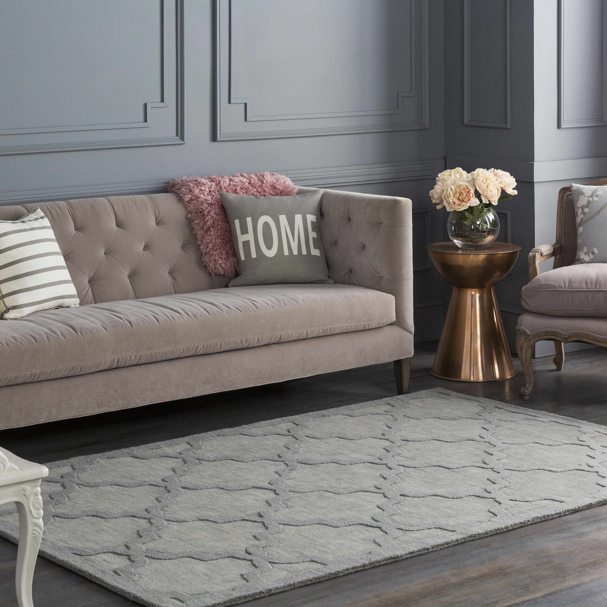 Central Park AWHP-4017 Hand Loomed Rug