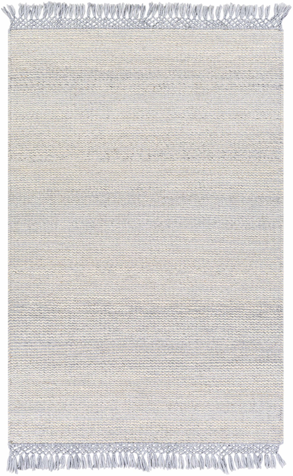 Slate Hand Woven 60% Jute, 40% Recycled PET Yarn Modern Rectangle Handmade rug, Indoor use only, has fringe, non-washable. runner also available