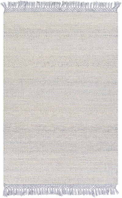 Slate Hand Woven 60% Jute, 40% Recycled PET Yarn Modern Rectangle Handmade rug, Indoor use only, has fringe, non-washable. runner also available