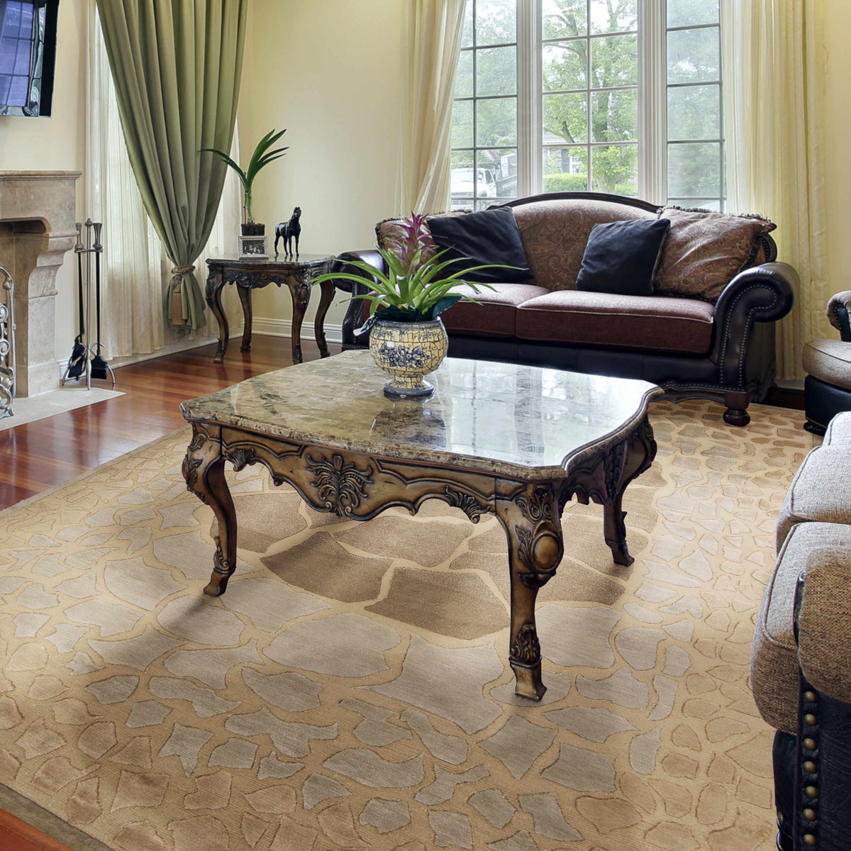 Mugal IN-8152 Hand Knotted Rug