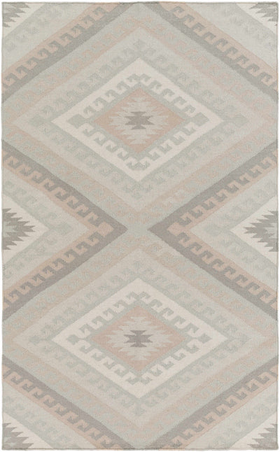 Gray Hand Woven 100% Wool Modern Rectangle Handmade rug, Indoor use only, no fringe, non-washable. runner also available