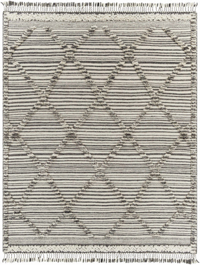 Ivory Hand Knotted 100% Wool Global Rectangle Handmade rug, Indoor use only, has fringe, non-washable. runner also available