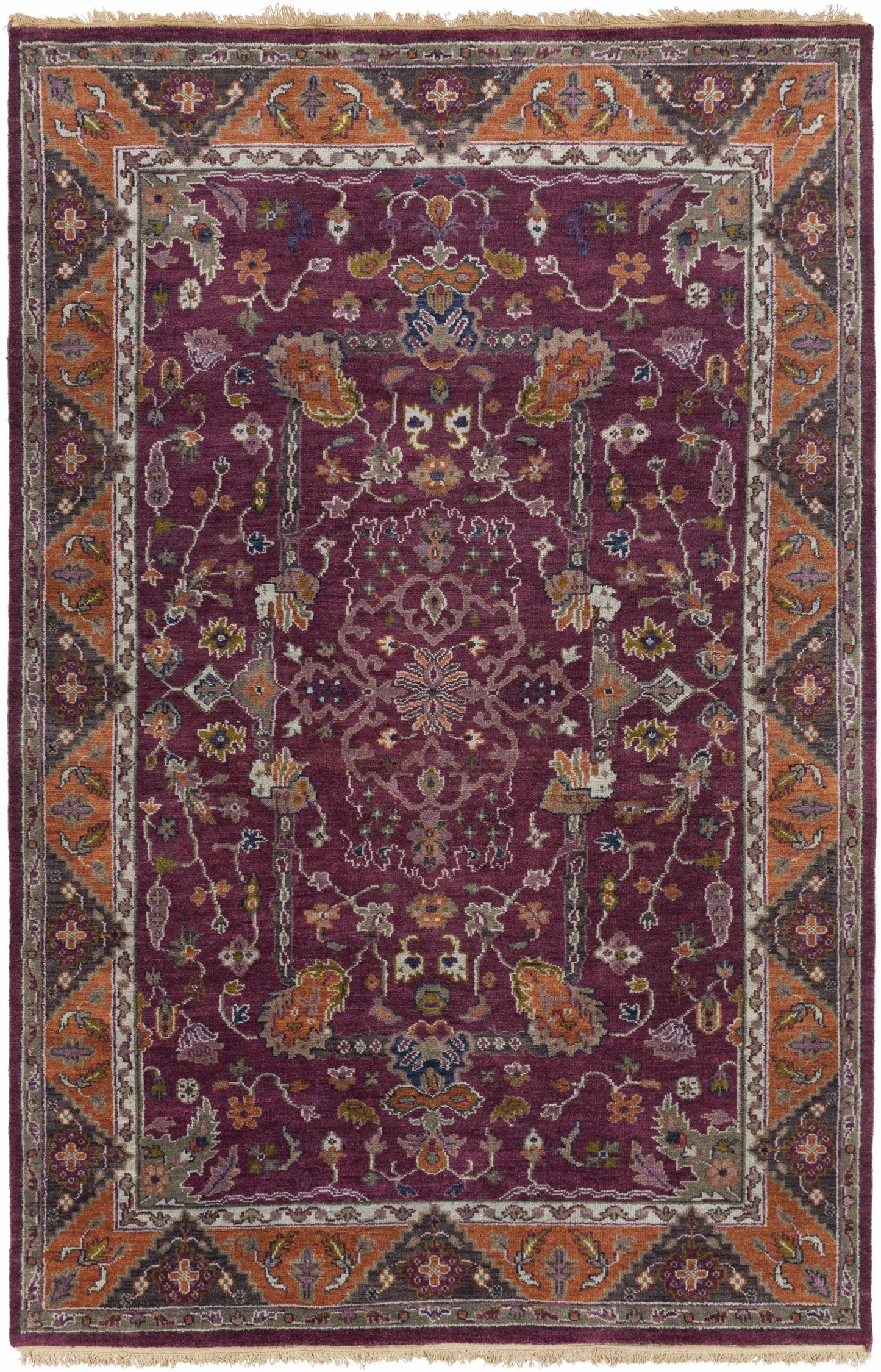 Zeus ZEU-7821 Hand Knotted Rug