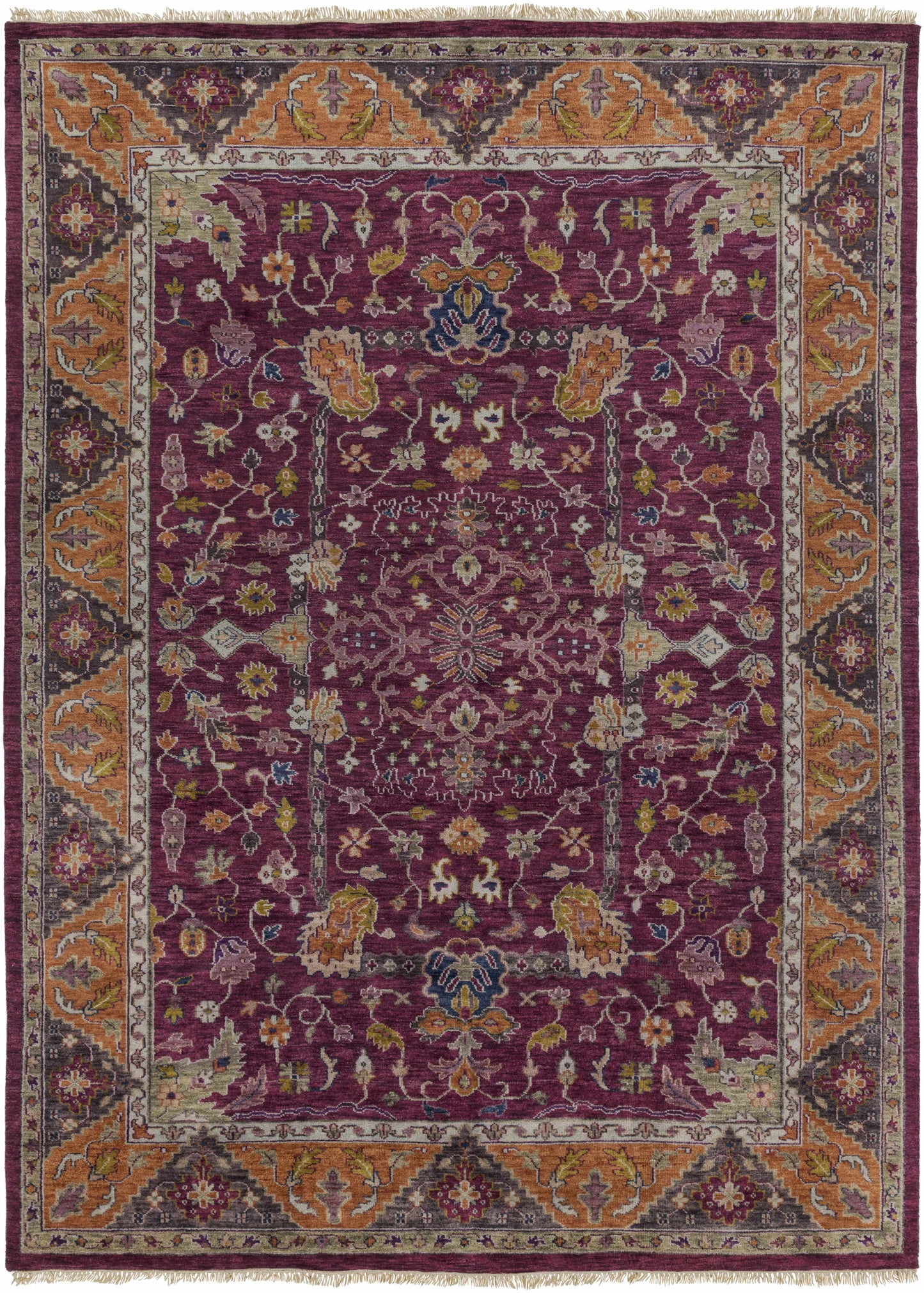 Zeus ZEU-7821 Hand Knotted Rug