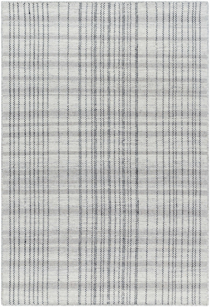 Slate Gray Hand Woven 100% Wool Cottage Rectangle Handmade rug, Indoor use only, no fringe, non-washable. runner also available