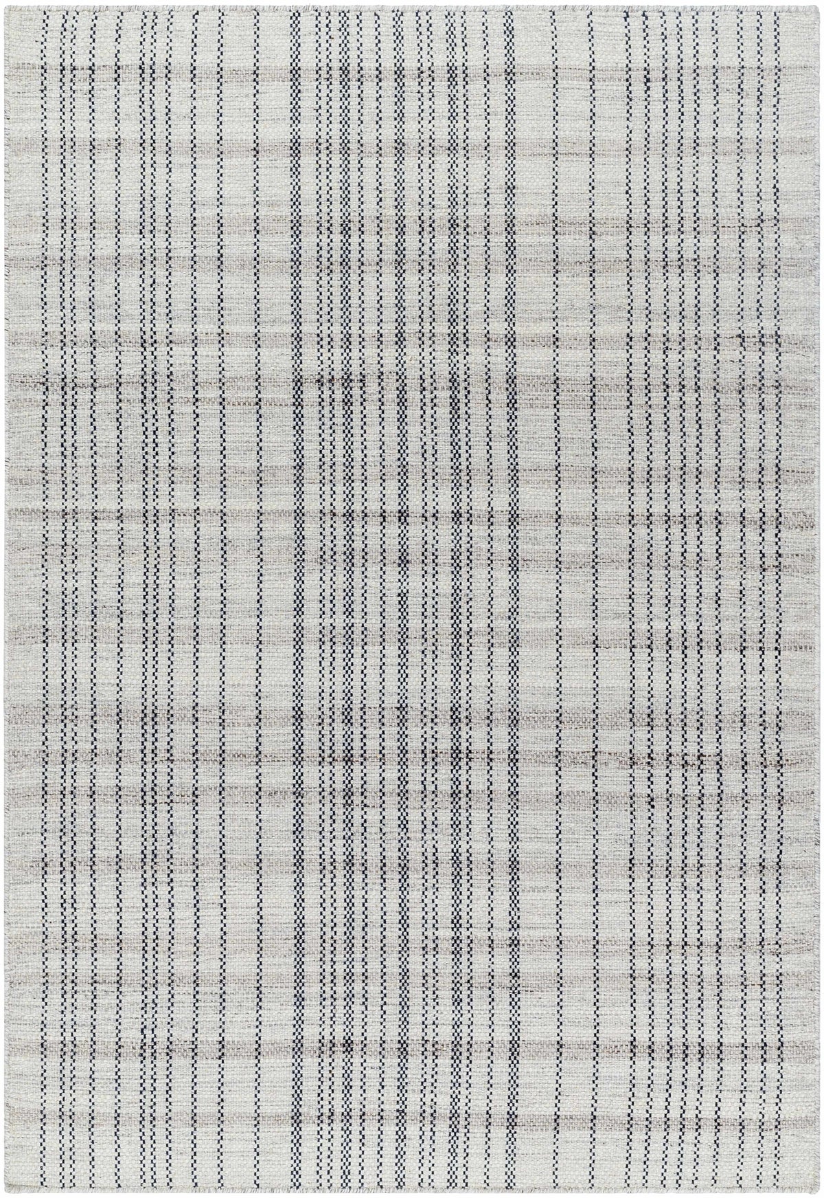 Ivory Hand Woven 100% Wool Cottage Rectangle Handmade rug, Indoor use only, no fringe, non-washable. runner also available