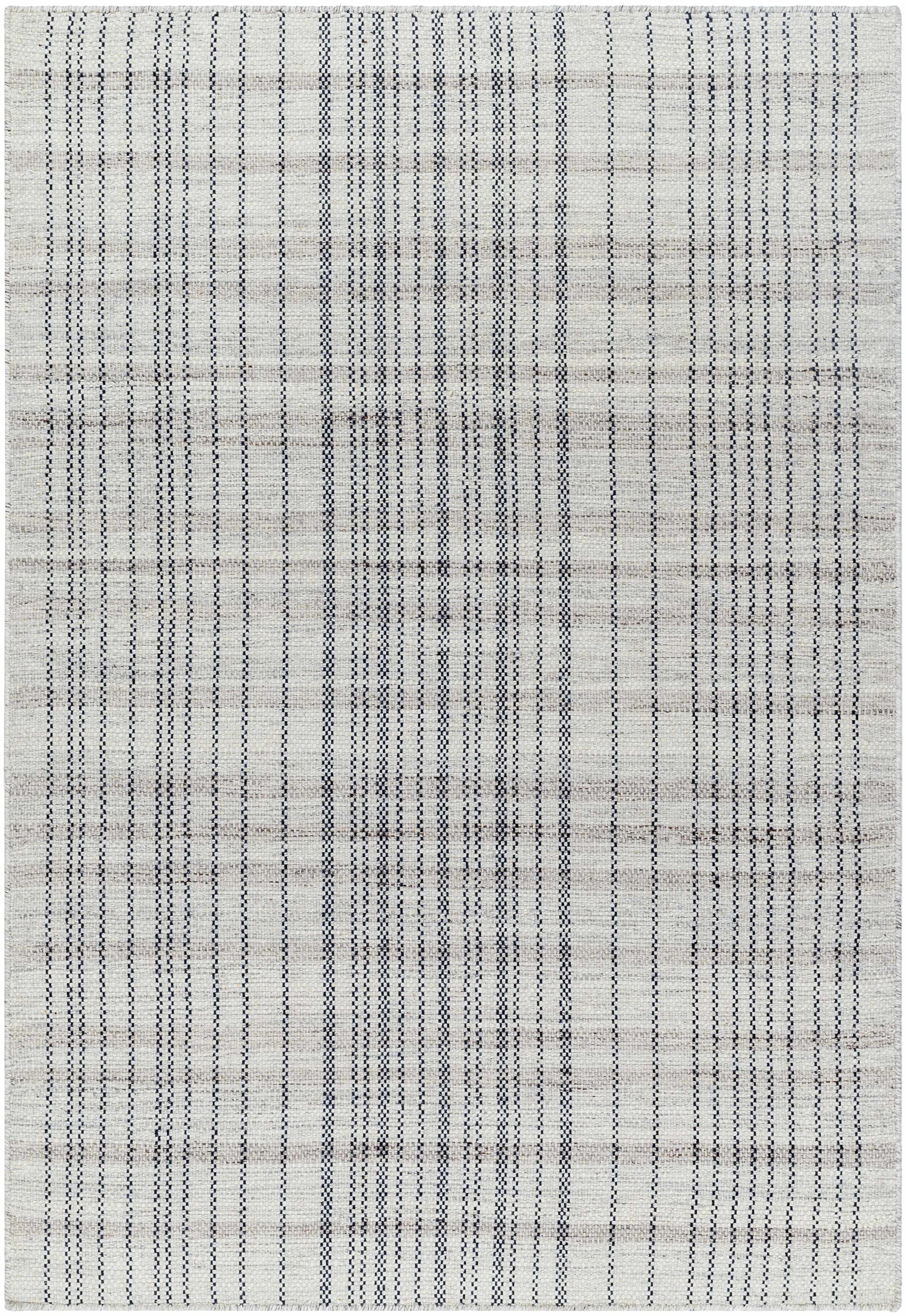 Ivory Hand Woven 100% Wool Cottage Rectangle Handmade rug, Indoor use only, no fringe, non-washable. runner also available