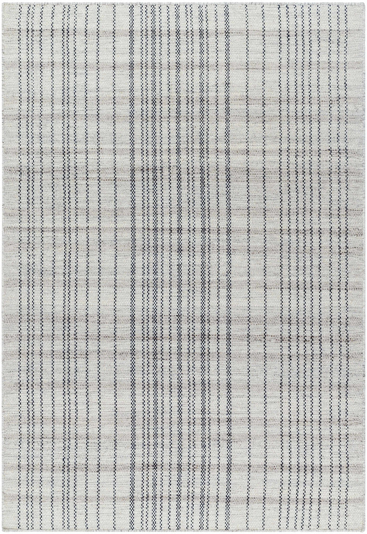 Ivory Hand Woven 100% Wool Cottage Rectangle Handmade rug, Indoor use only, no fringe, non-washable. runner also available