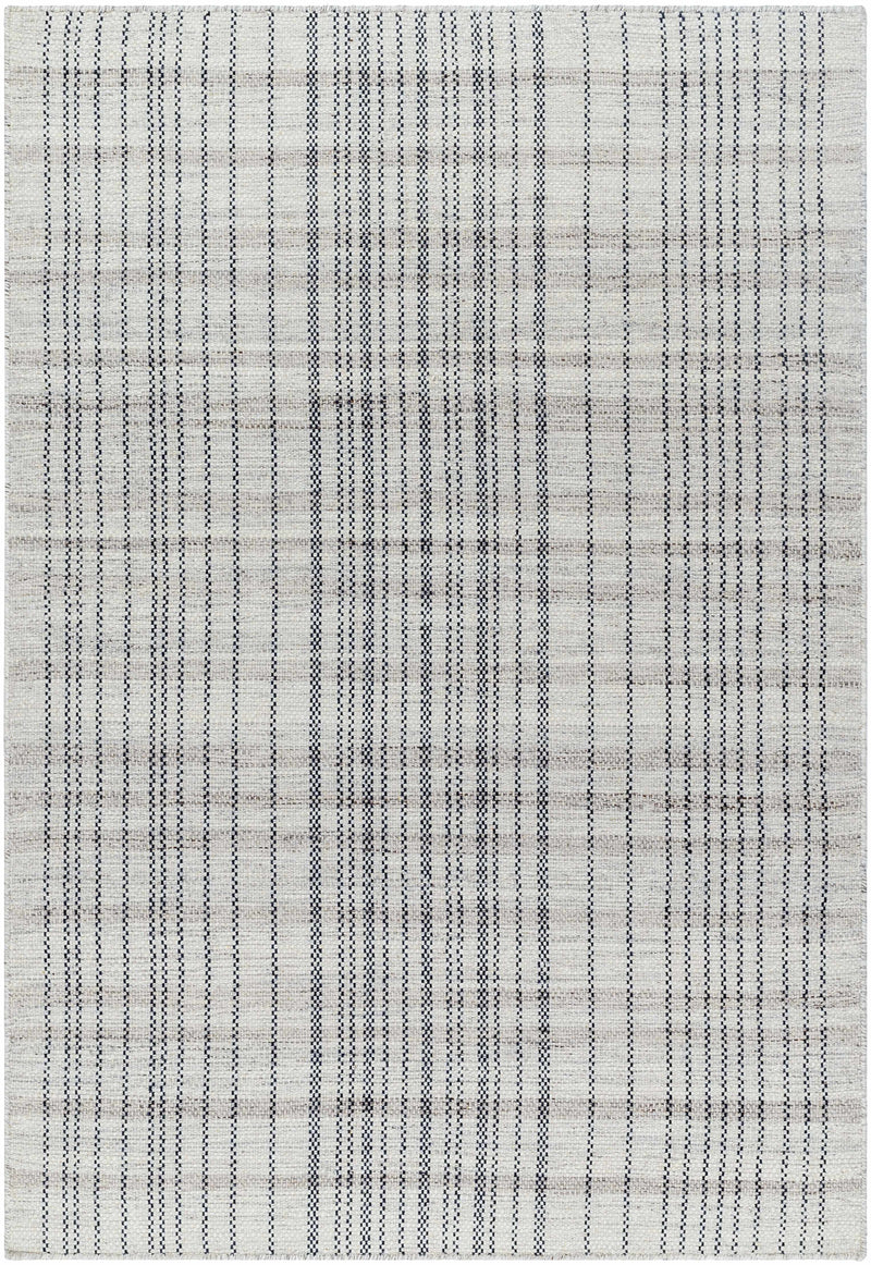 Ivory Hand Woven 100% Wool Cottage Rectangle Handmade rug, Indoor use only, no fringe, non-washable. runner also available
