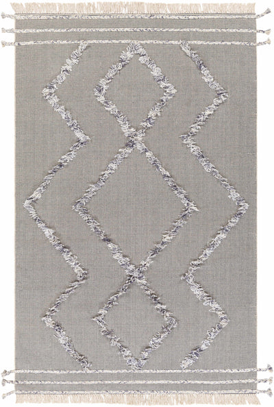 Deep Teal Hand Woven 60% Cotton, 40% Polyester Cottage Rectangle Handmade rug, Indoor use only, has fringe, non-washable.