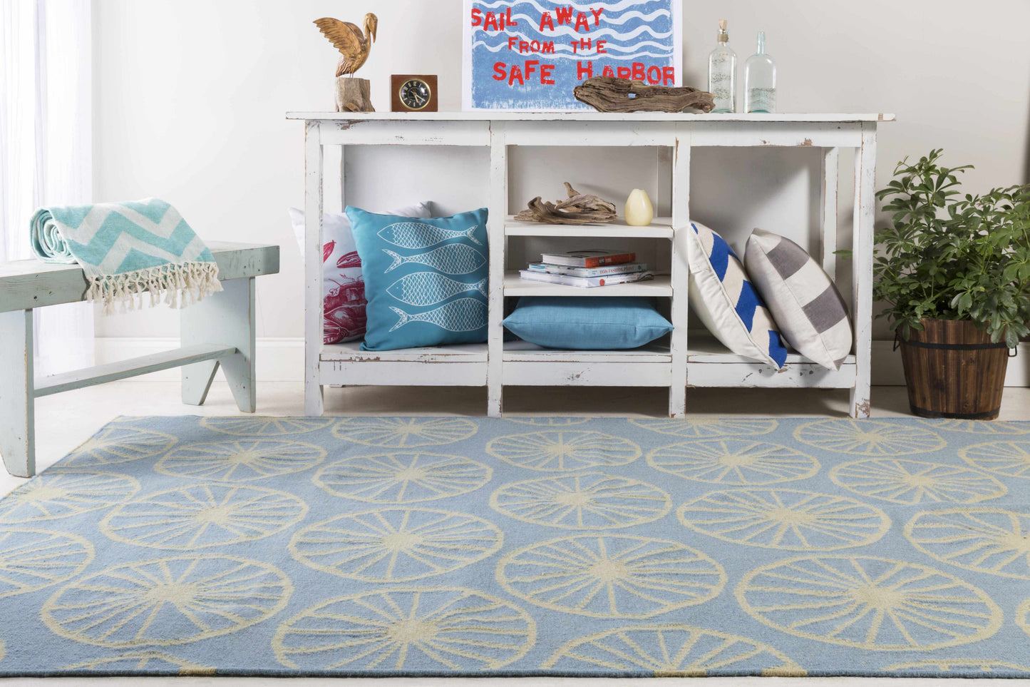 Yacht Club YTC-2018 Hand Woven Rug