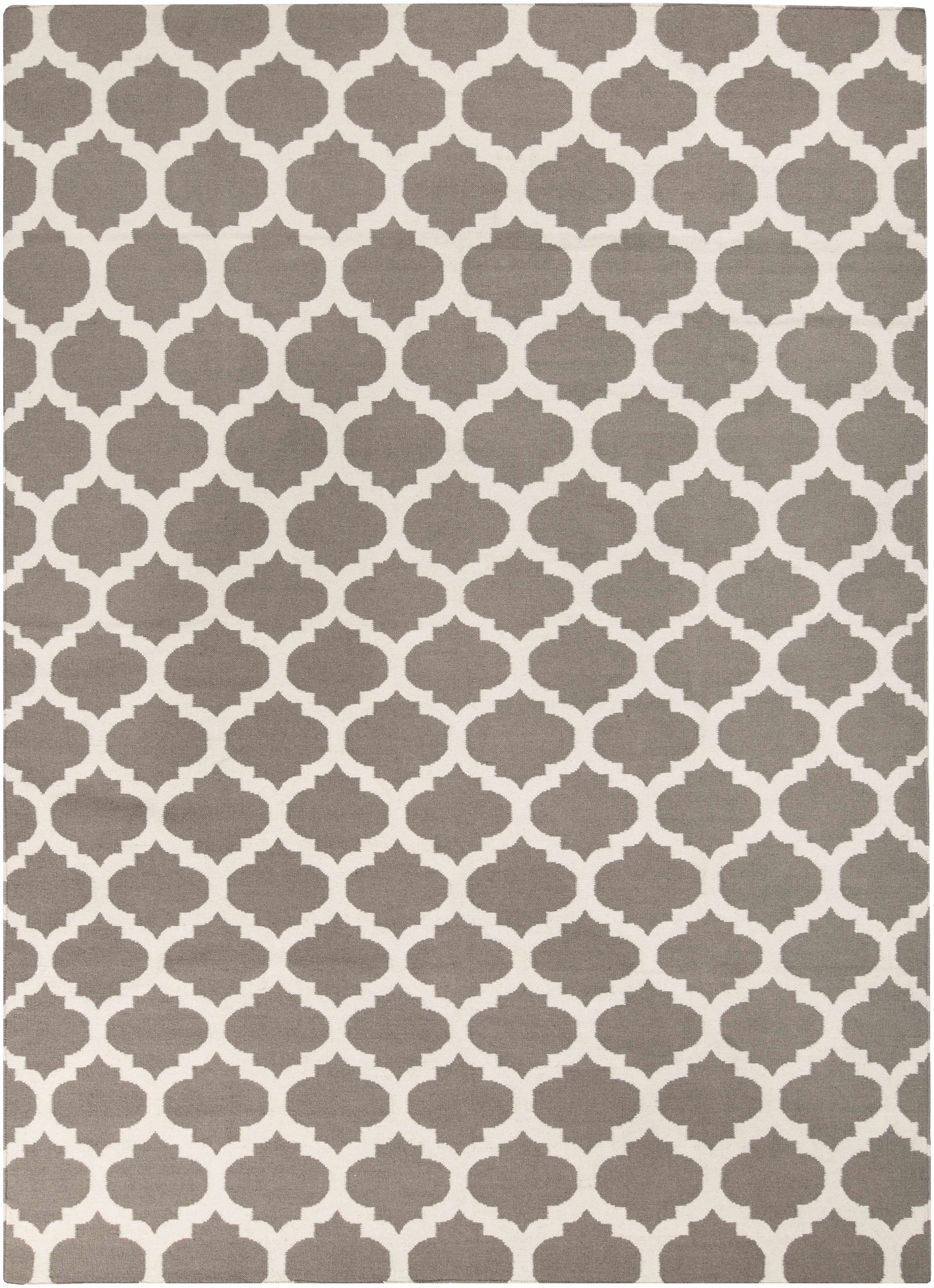 Gray Hand Woven 100% Wool Modern Rectangle Handmade rug, Indoor use only, no fringe, non-washable. runner also available