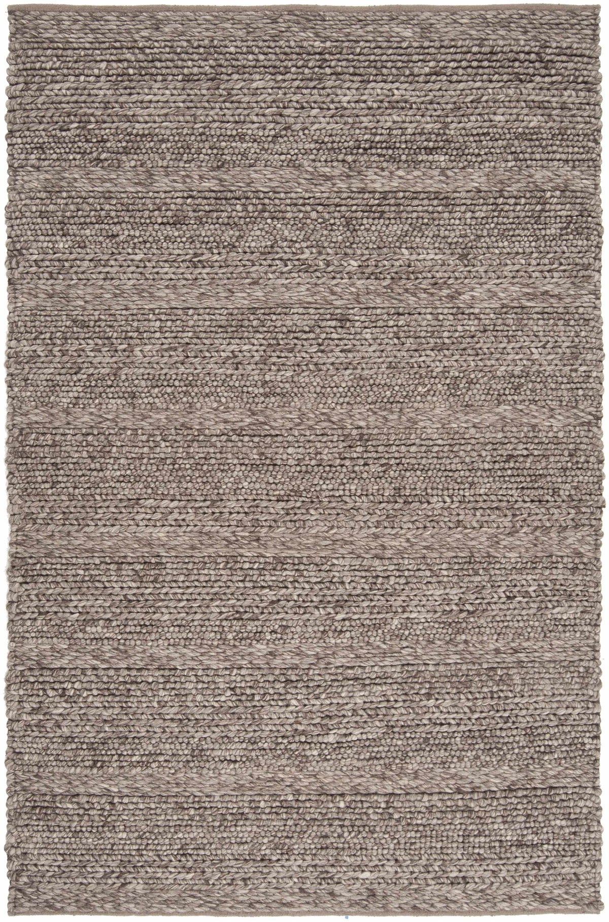 Brown Hand Woven 100% Wool Modern Rectangle Handmade rug, Indoor use only, no fringe, non-washable. runner also available