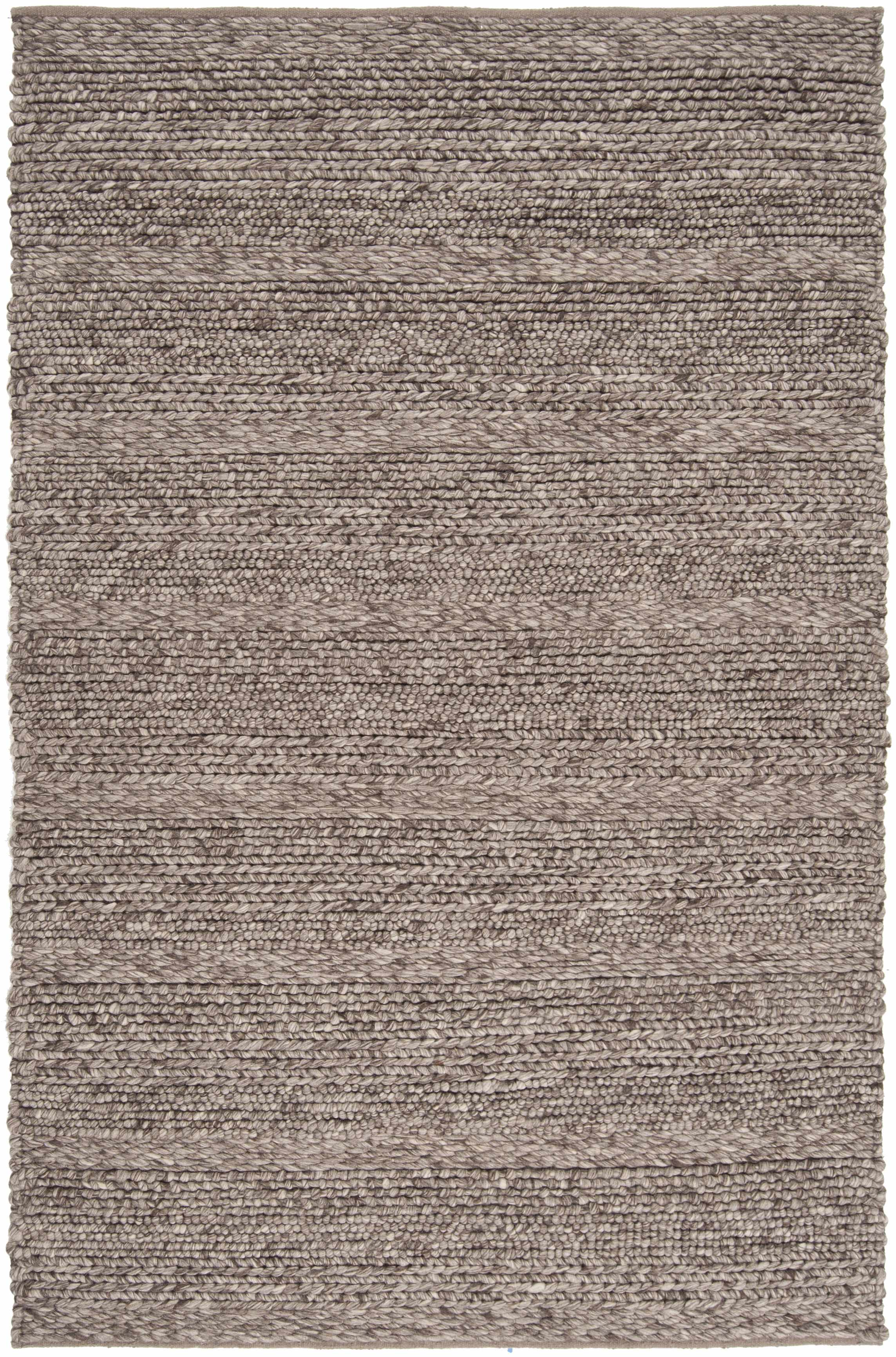 Brown Hand Woven 100% Wool Modern Rectangle Handmade rug, Indoor use only, no fringe, non-washable. runner also available