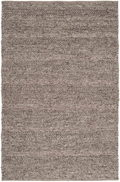 Brown Hand Woven 100% Wool Modern Rectangle Handmade rug, Indoor use only, no fringe, non-washable. runner also available