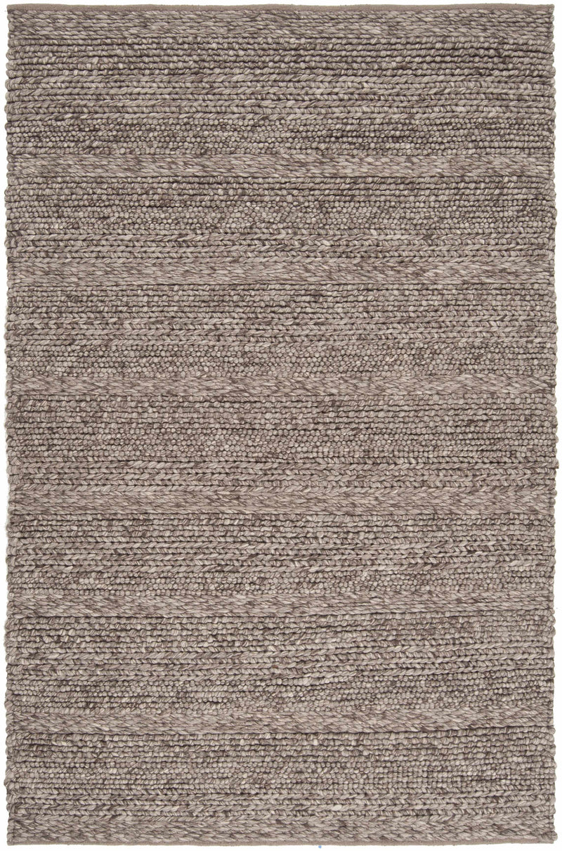 Brown Hand Woven 100% Wool Modern Rectangle Handmade rug, Indoor use only, no fringe, non-washable. runner also available