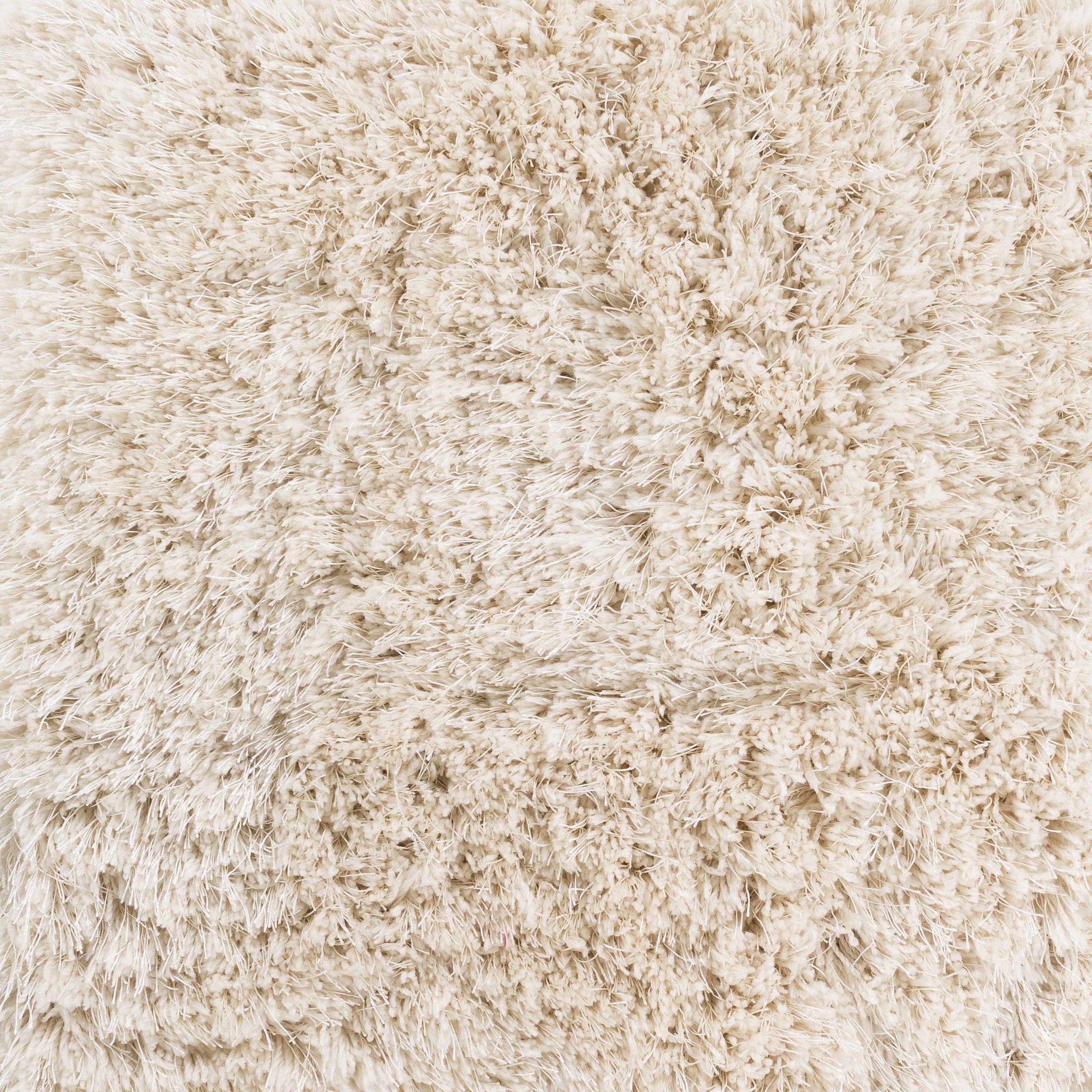 Cream Hand Woven 100% Polyester Modern Rectangle Handmade rug, Indoor use only, no fringe, non-washable.