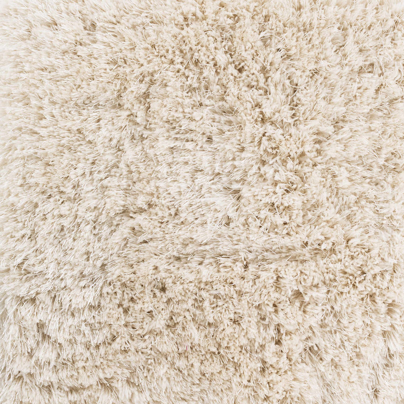 Cream Hand Woven 100% Polyester Modern Rectangle Handmade rug, Indoor use only, no fringe, non-washable.
