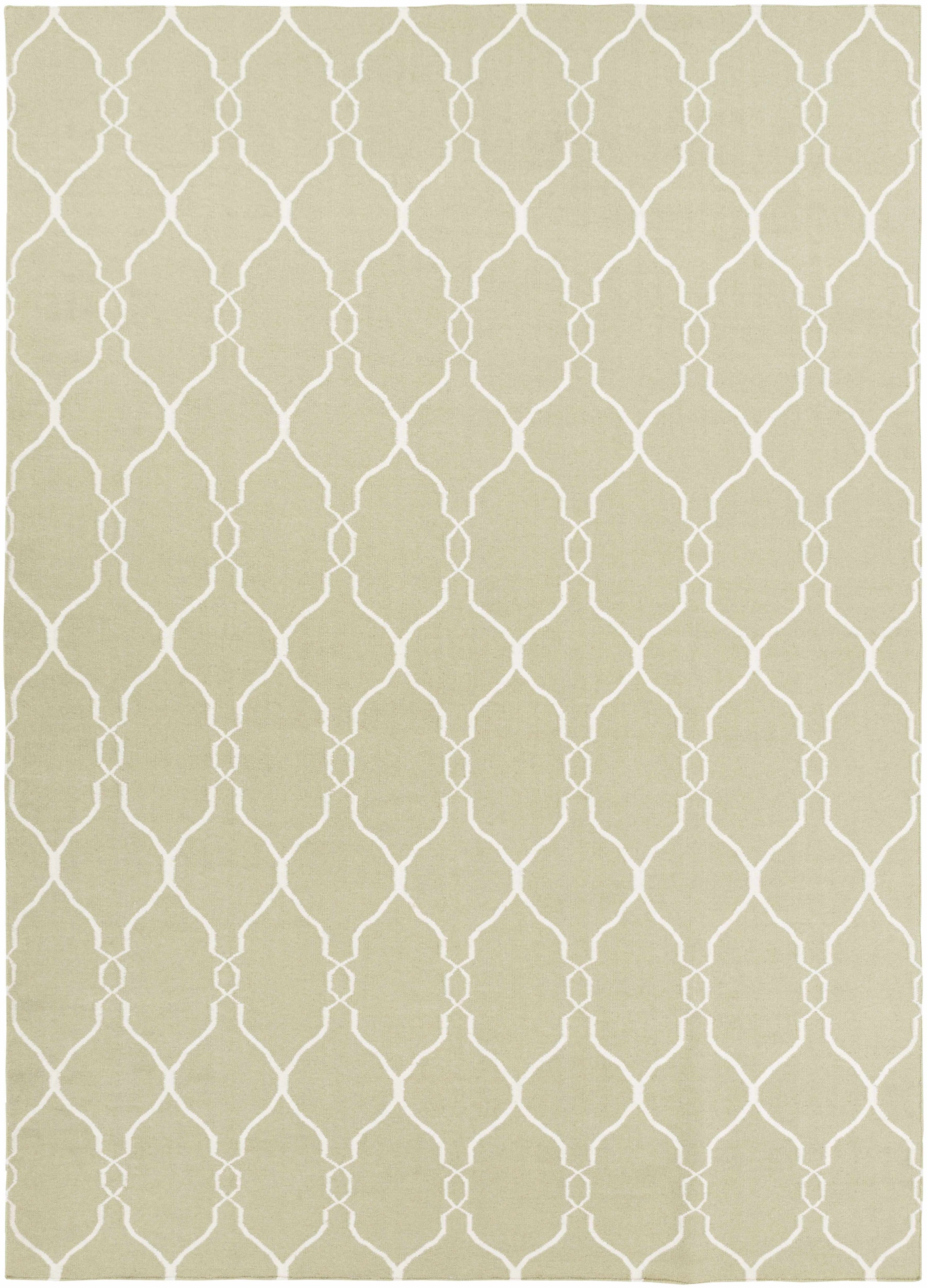 Light Olive Hand Woven 100% Wool Modern Rectangle Handmade rug, Indoor use only, no fringe, non-washable. runner also available