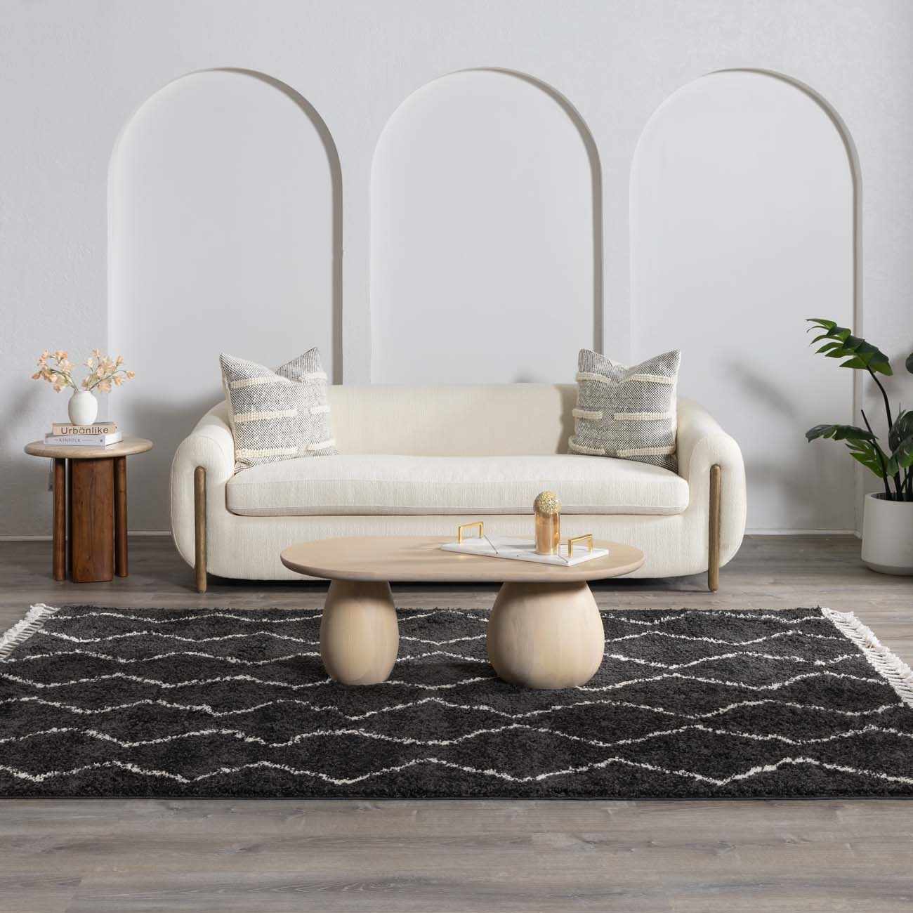 Berber Shag BBE-2306 Machine Woven Rug