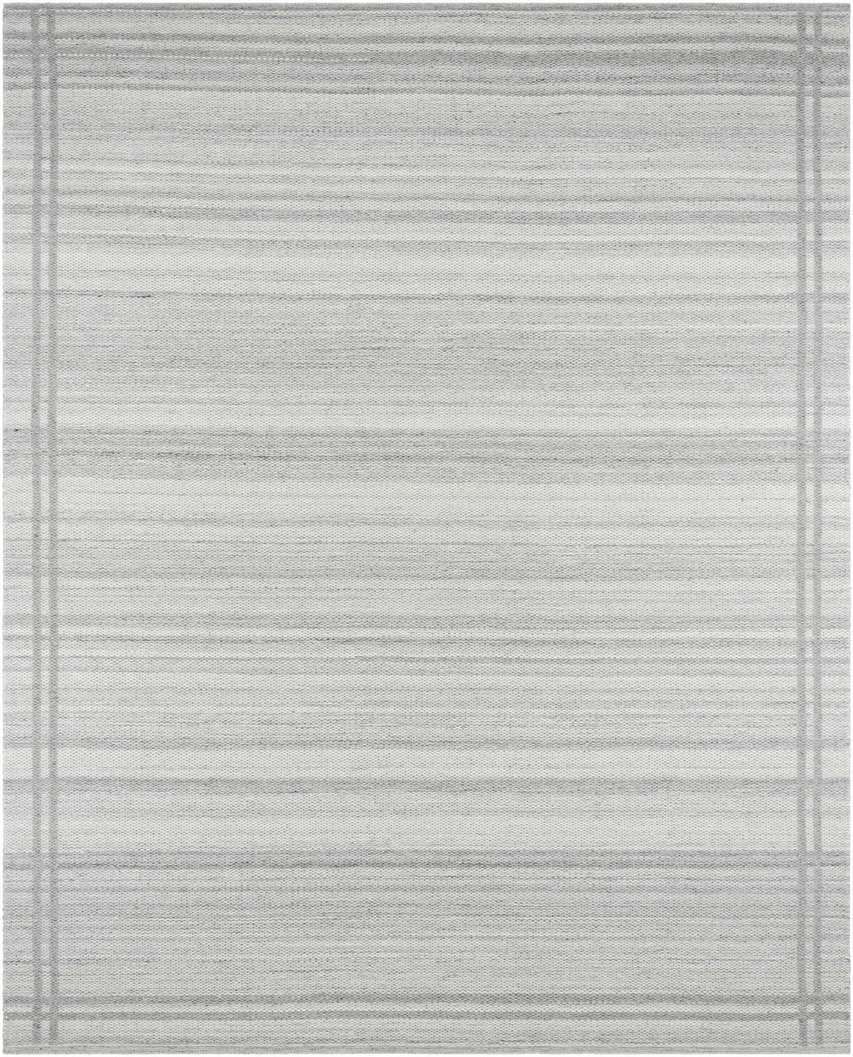 Gray Hand Woven 100% Wool Cottage Rectangle Handmade rug, Indoor use only, no fringe, non-washable. runner also available
