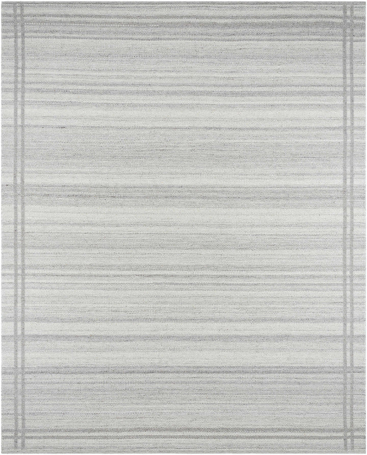 Gray Hand Woven 100% Wool Cottage Rectangle Handmade rug, Indoor use only, no fringe, non-washable. runner also available
