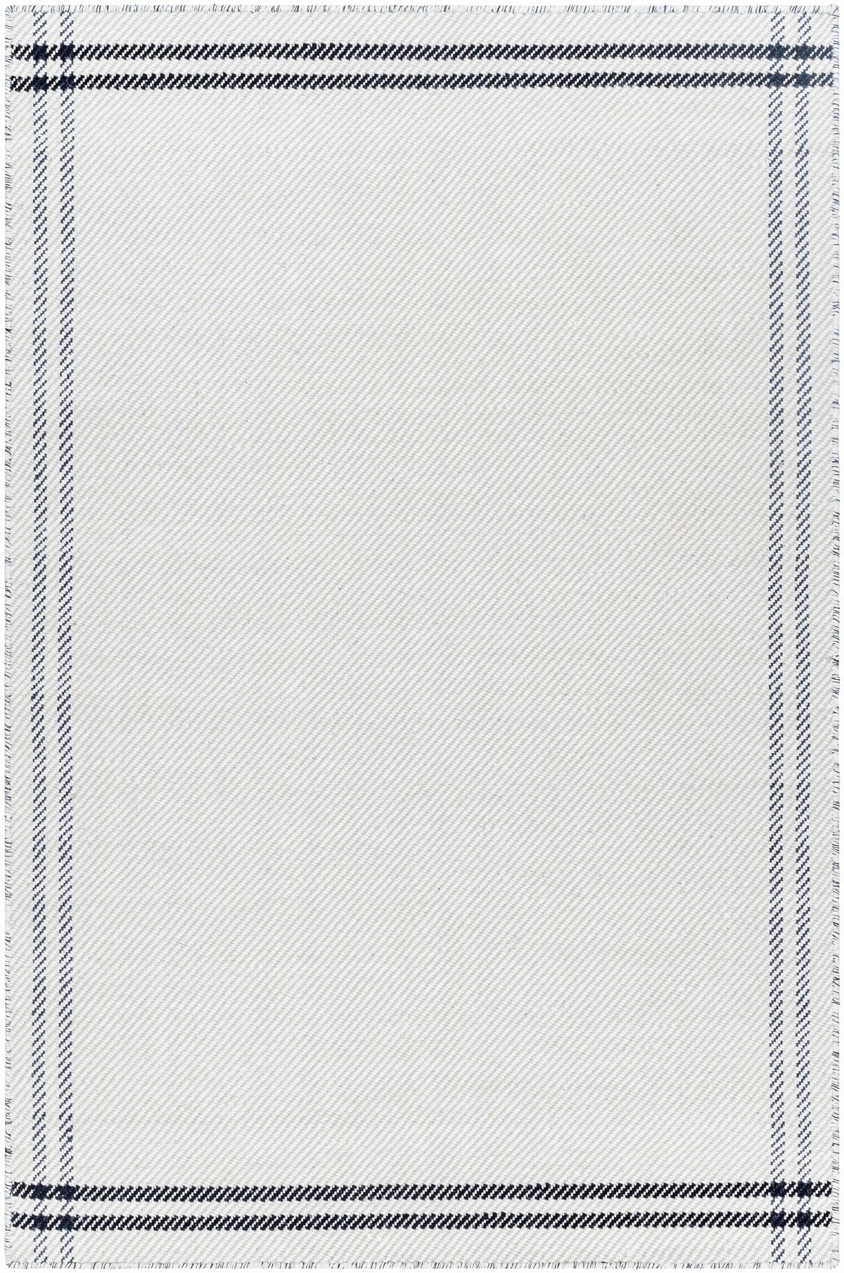 Ivory Hand Woven 100% Wool Cottage Rectangle Handmade rug, Indoor use only, no fringe, non-washable. runner also available