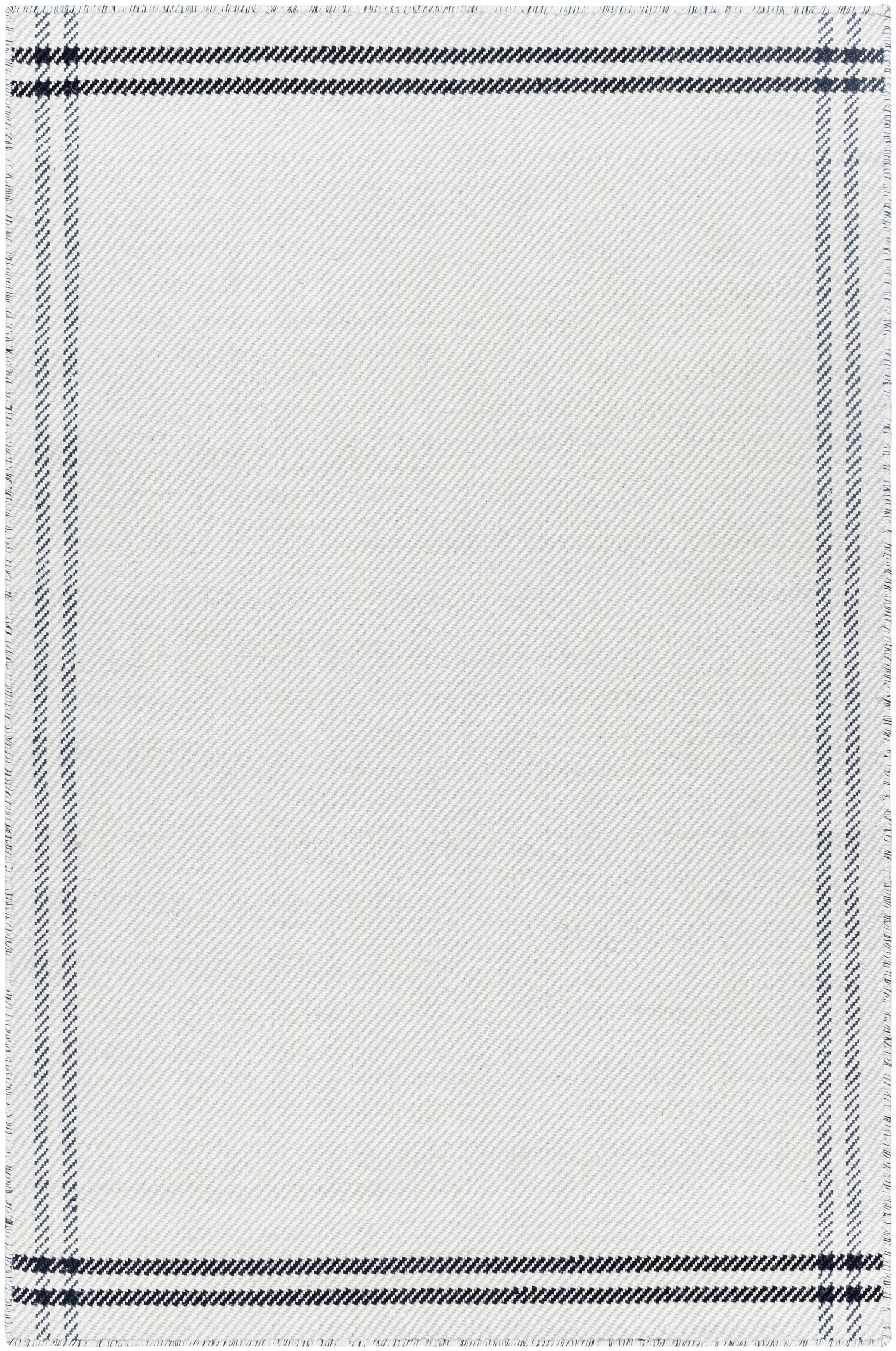 Ivory Hand Woven 100% Wool Cottage Rectangle Handmade rug, Indoor use only, no fringe, non-washable. runner also available