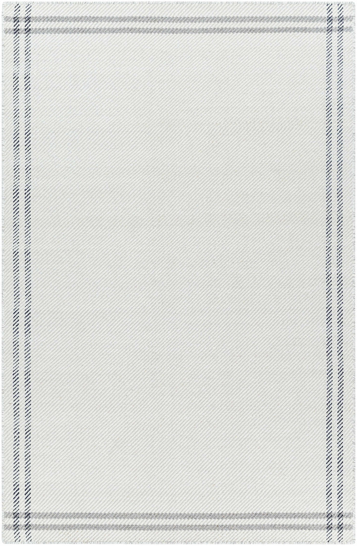 Ivory Hand Woven 100% Wool Cottage Rectangle Handmade rug, Indoor use only, no fringe, non-washable. runner also available