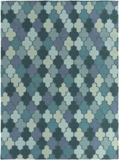 Sage Hand Woven 90% Wool, 10% Chenille-Cotton Modern Rectangle Handmade rug, Indoor use only, no fringe, non-washable. runner also available