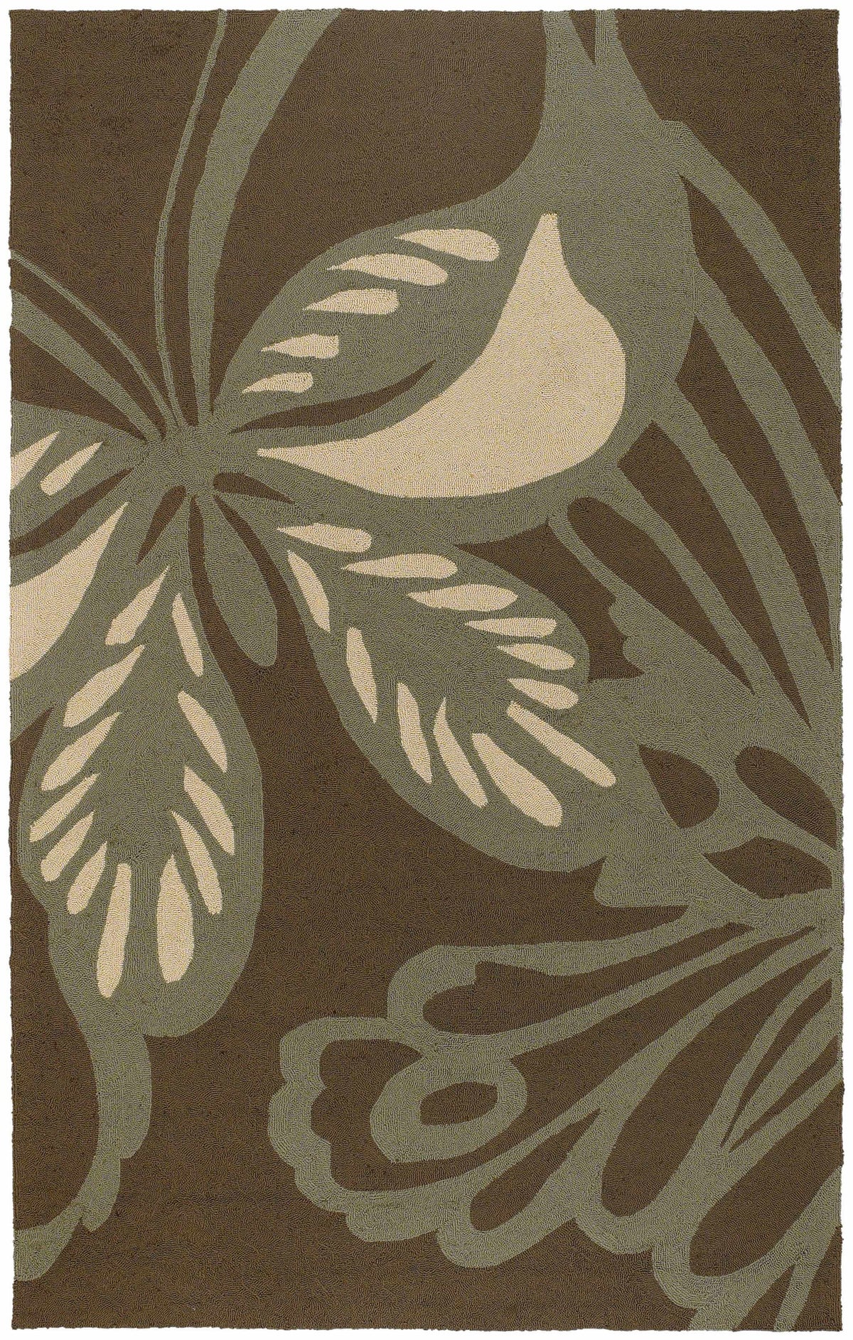 Multicolor Hand Hooked 100% Polypropylene Modern Rectangle Handmade rug, outdoor-safe, no fringe, non-washable.