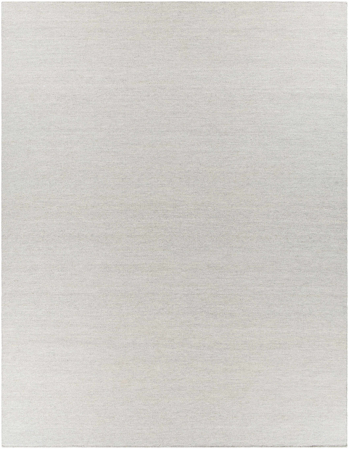Light Gray Hand Woven 100% Recycled PET Yarn Modern Rectangle Handmade rug, Indoor use only, no fringe, non-washable.