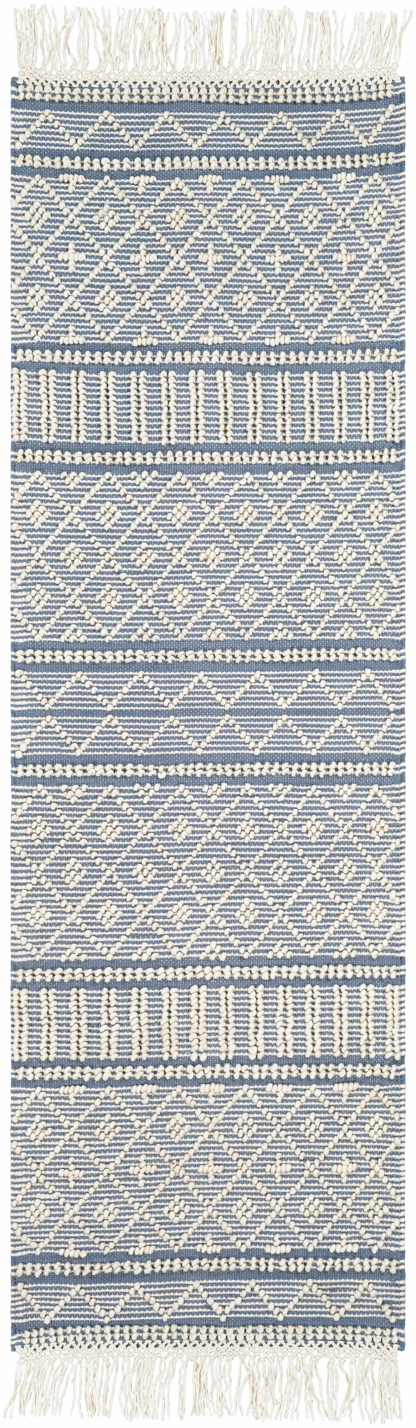 Farmhouse Tassels FTS-2301 Hand Woven Rug