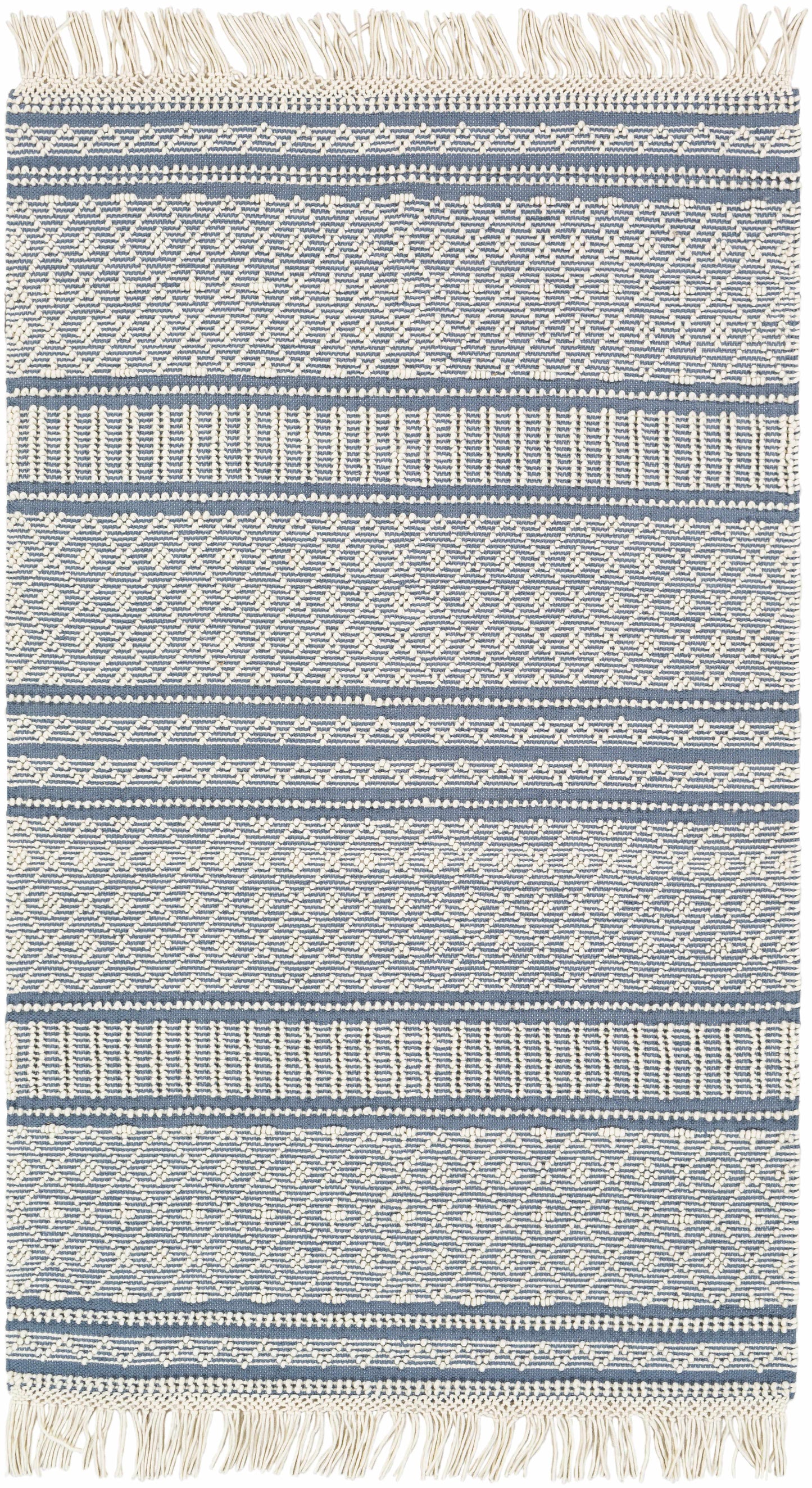 Farmhouse Tassels FTS-2301 Hand Woven Rug
