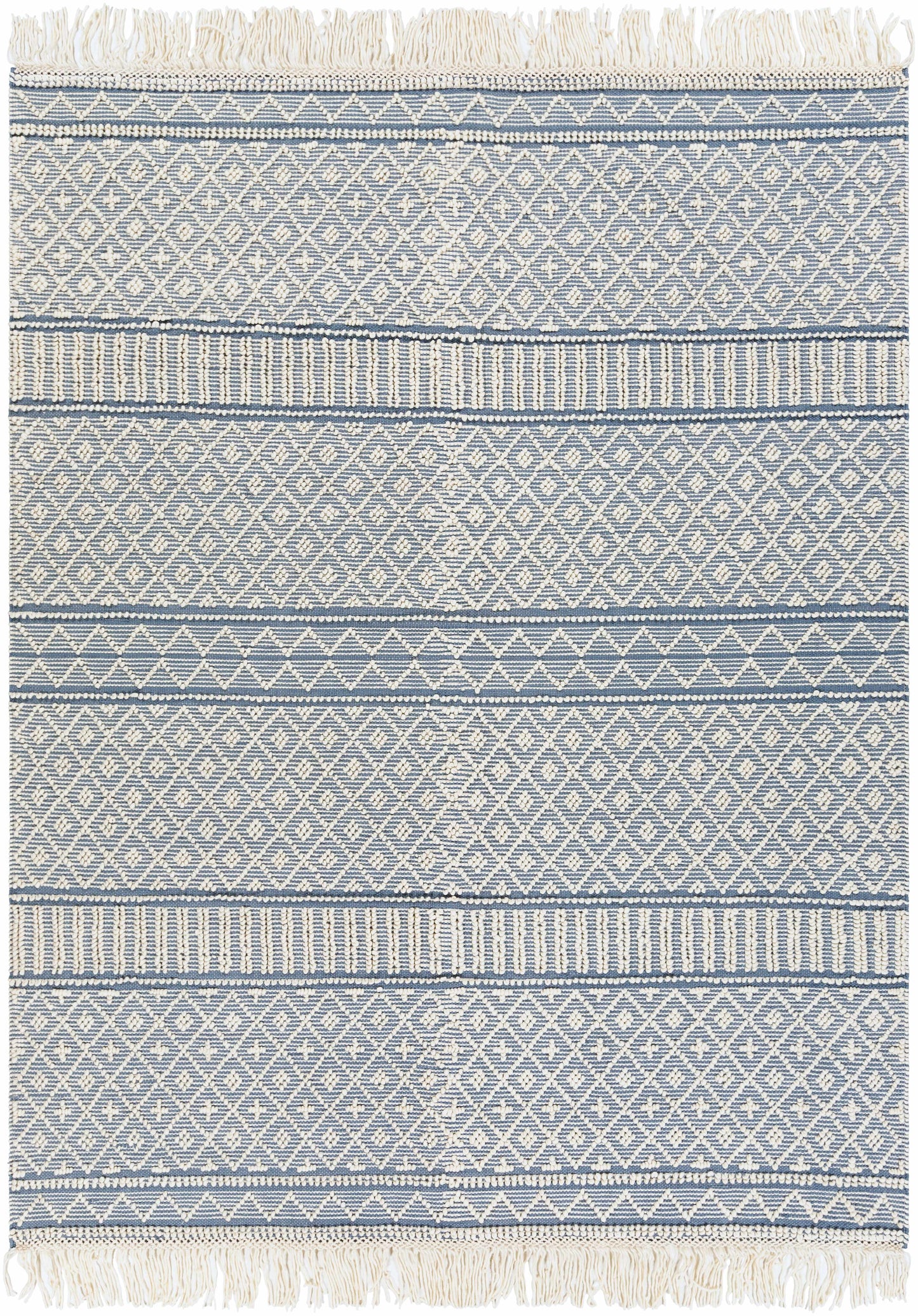 Farmhouse Tassels FTS-2301 Hand Woven Rug