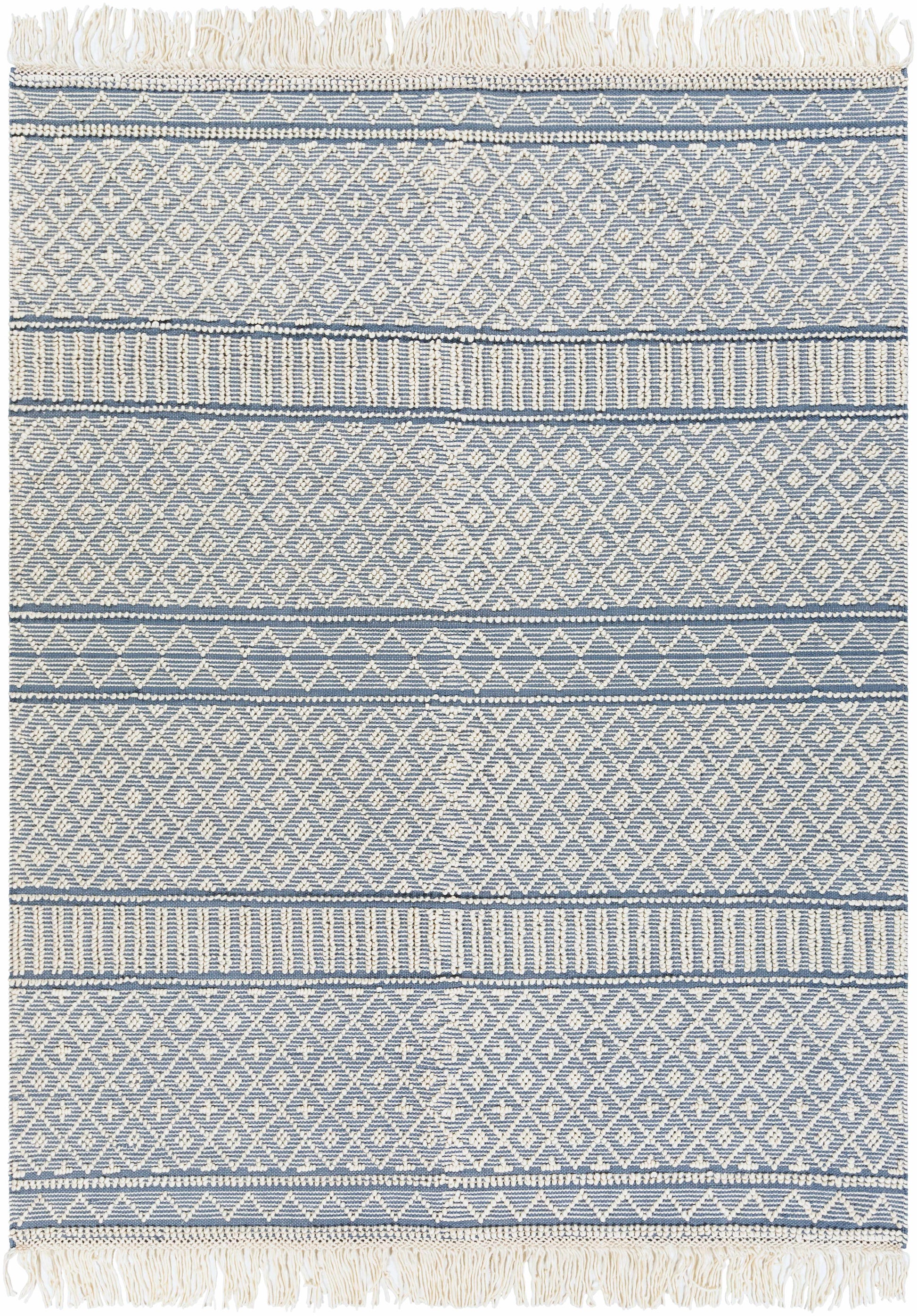 Farmhouse Tassels FTS-2301 Hand Woven Rug