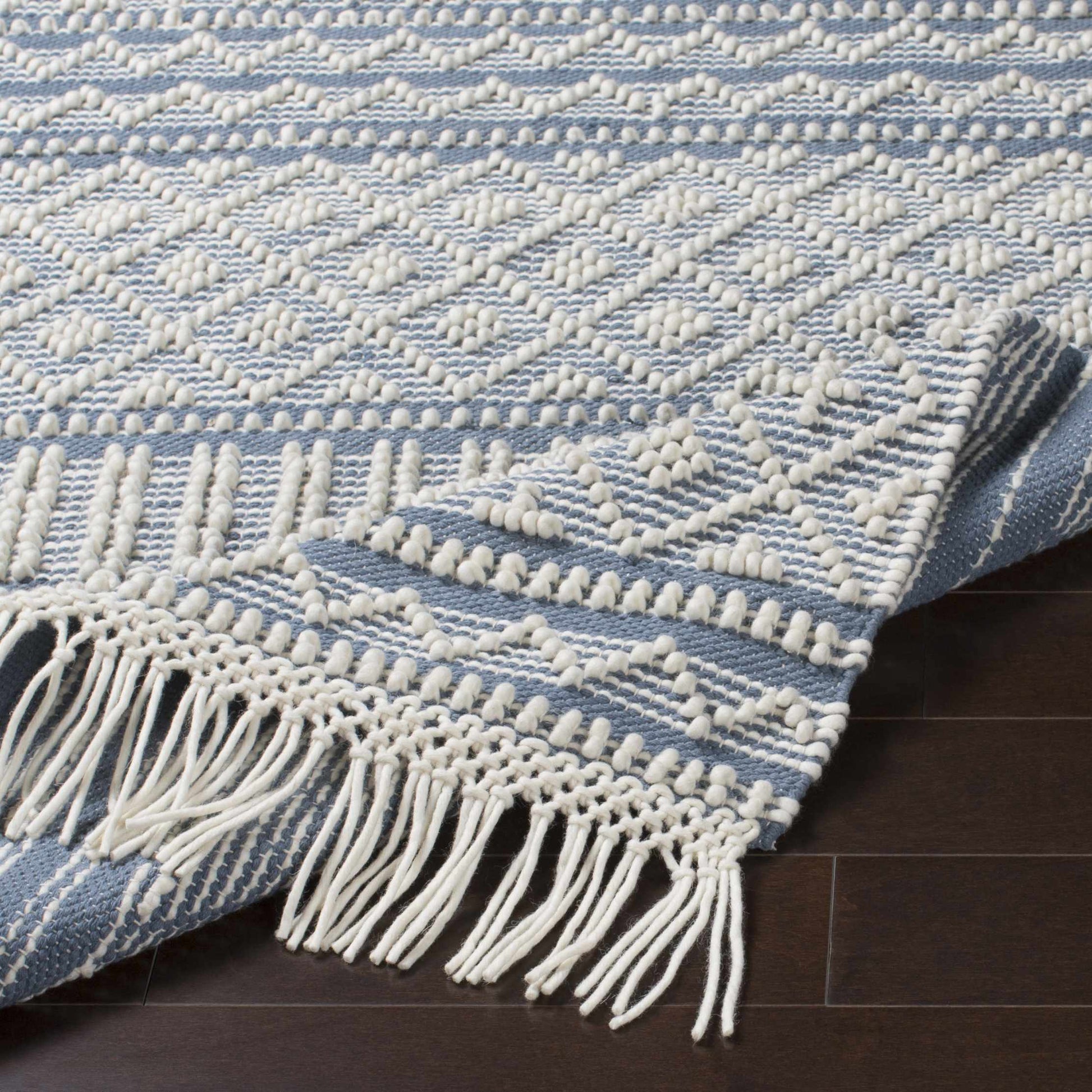 Farmhouse Tassels FTS-2301 Hand Woven Rug