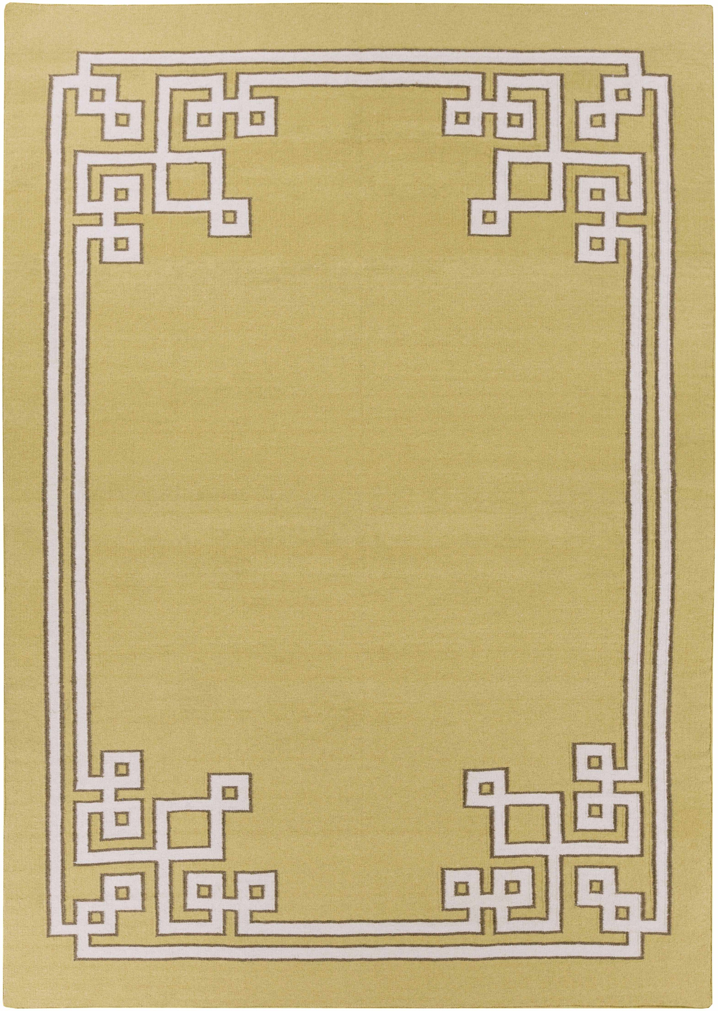 Tan Hand Woven 100% Wool Modern Rectangle Handmade rug, Indoor use only, no fringe, non-washable. runner also available