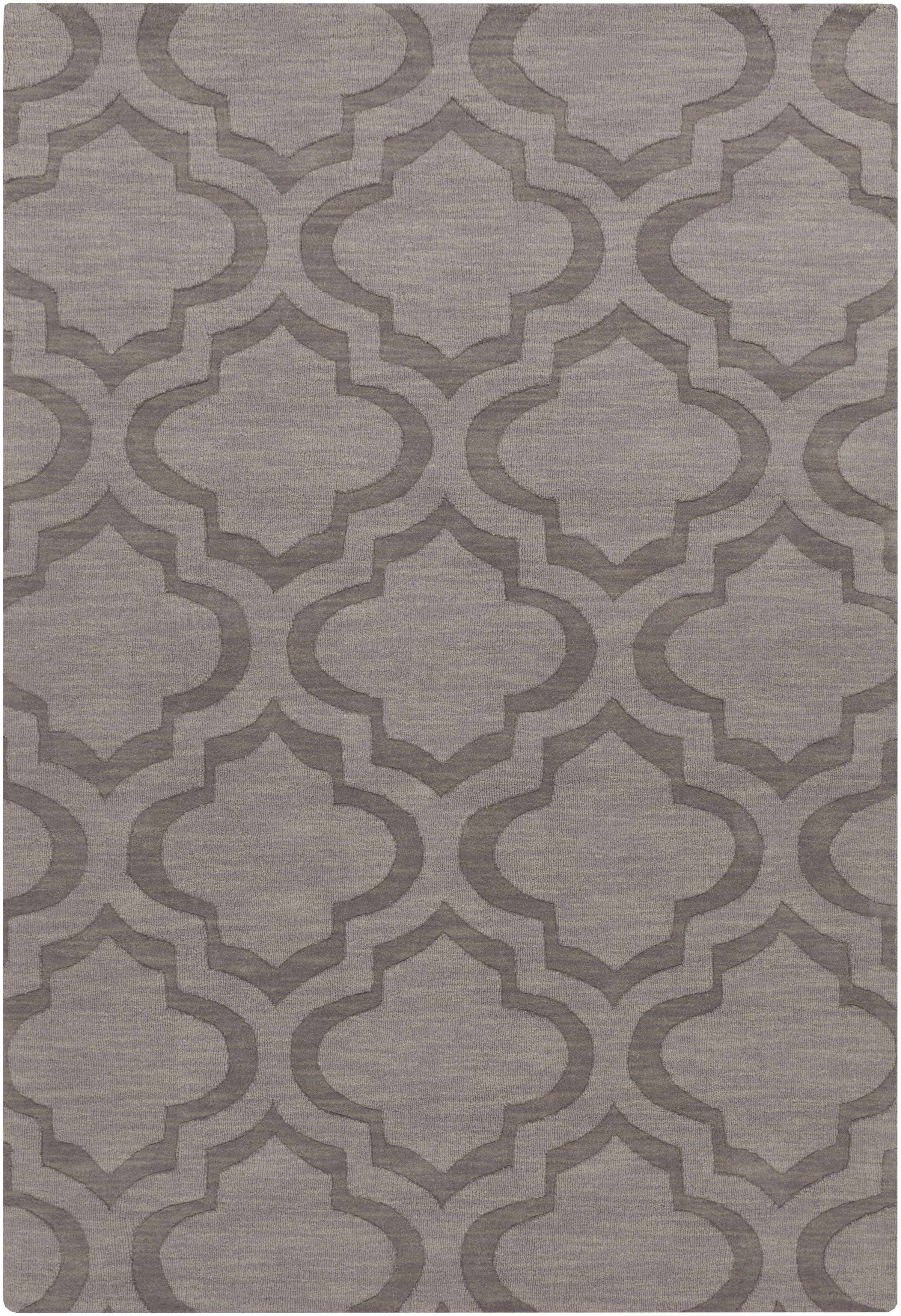 Brown Hand Loomed 100% Wool Modern Rectangle Handmade rug, Indoor use only, no fringe, non-washable. round, runner also available