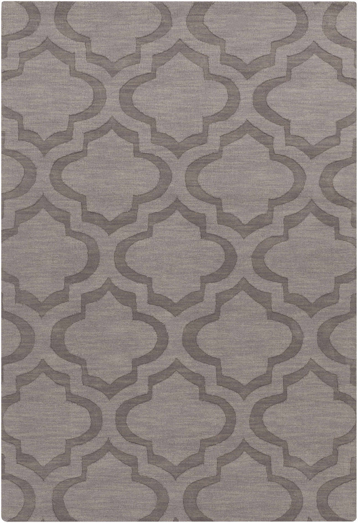 Brown Hand Loomed 100% Wool Modern Rectangle Handmade rug, Indoor use only, no fringe, non-washable. round, runner also available