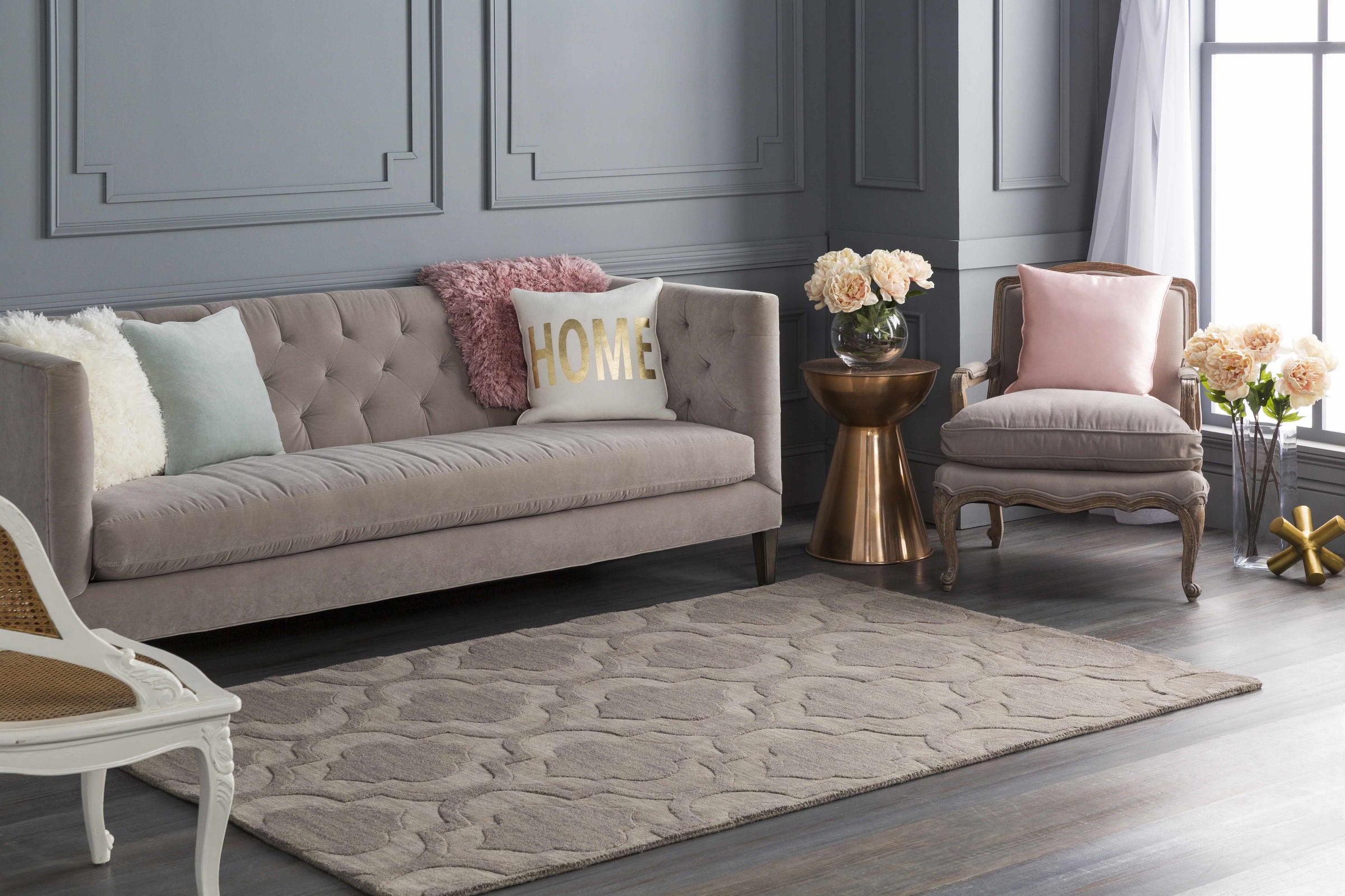 Central Park AWHP-4009 Hand Loomed Rug