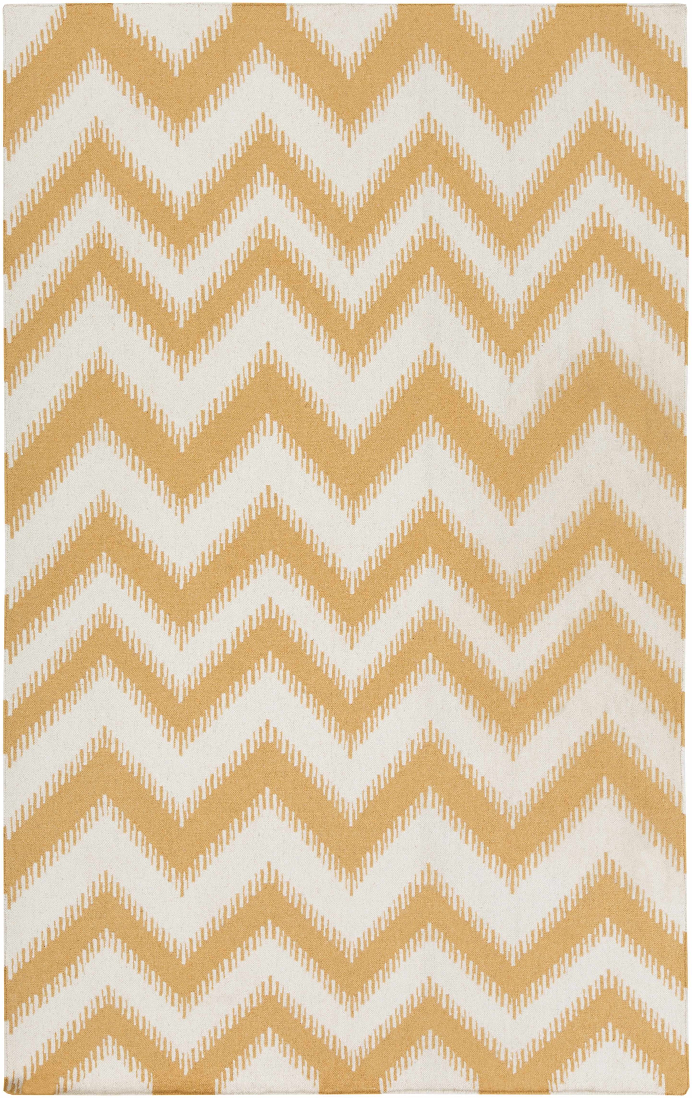 Mustard Hand Woven 100% Wool Modern Rectangle Handmade rug, Indoor use only, no fringe, non-washable. runner also available