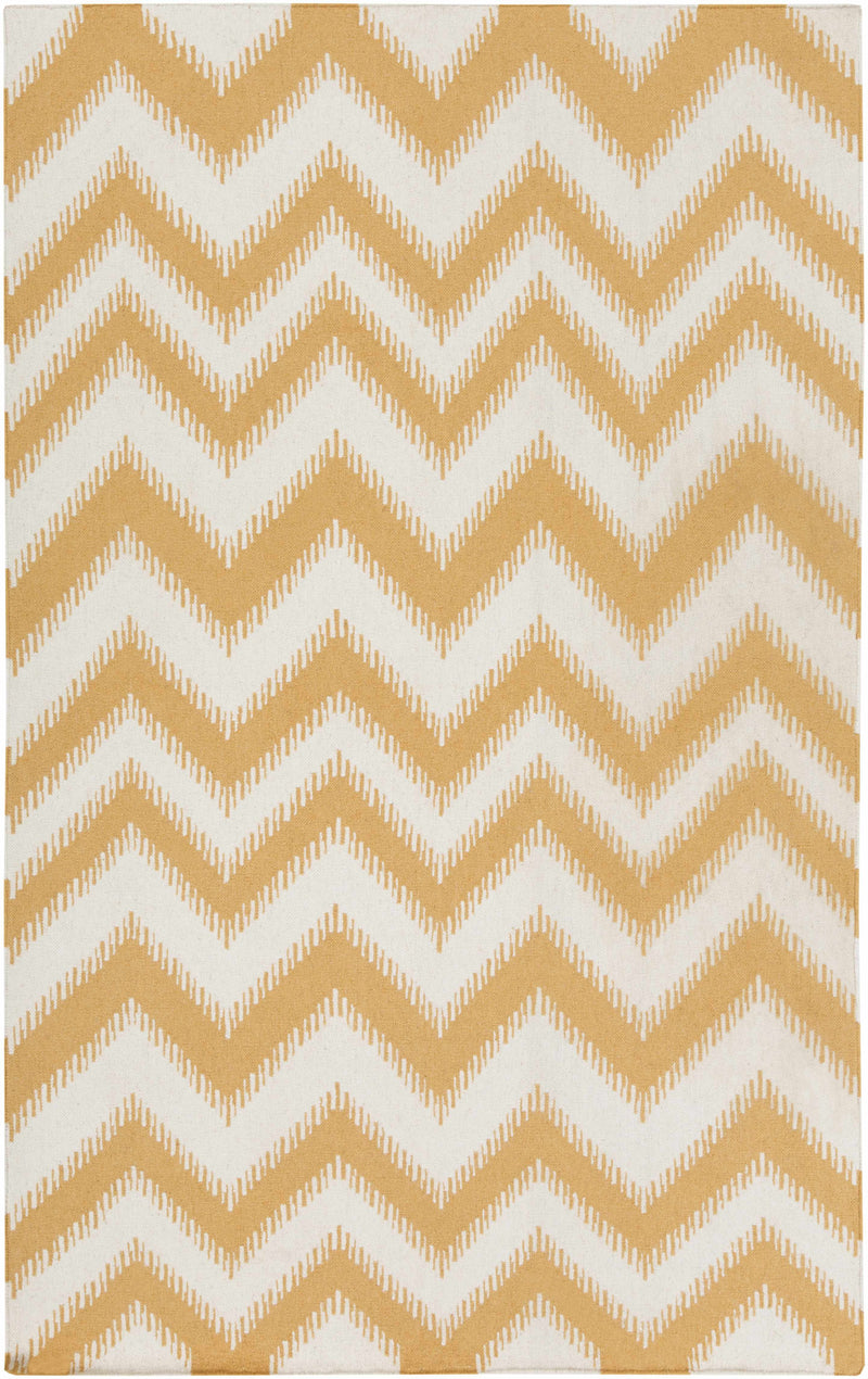 Mustard Hand Woven 100% Wool Modern Rectangle Handmade rug, Indoor use only, no fringe, non-washable. runner also available