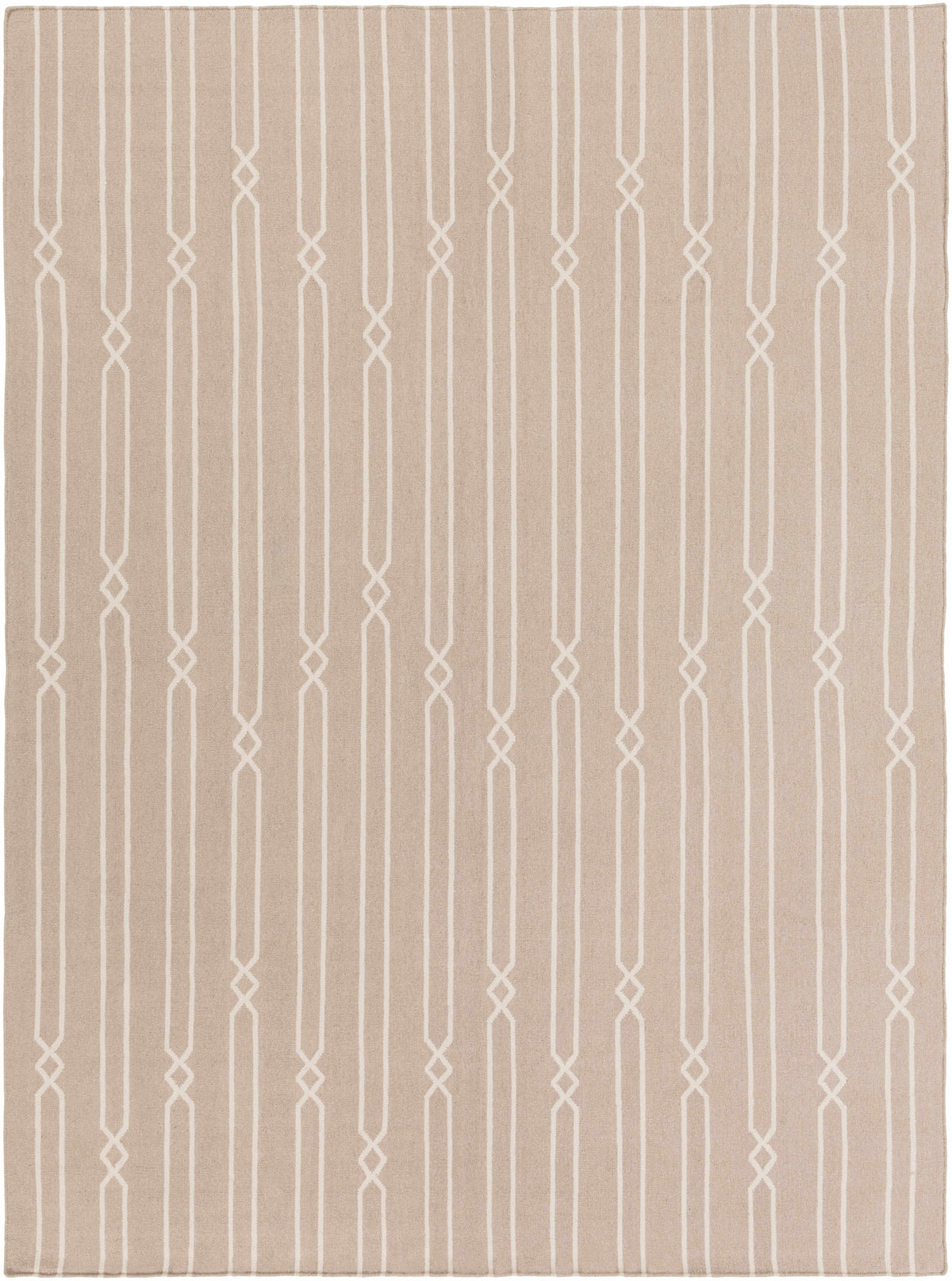 Gray Hand Woven 100% Wool Cottage Rectangle Handmade rug, Indoor use only, no fringe, non-washable.