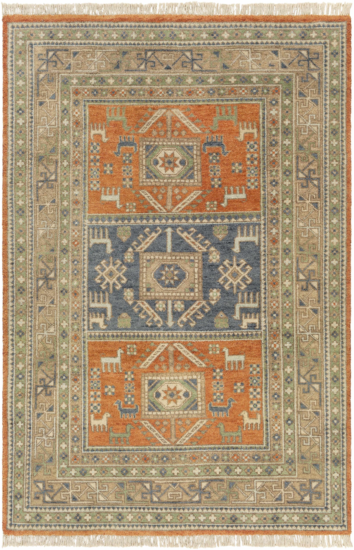 Isparta ISP-1001 Hand Knotted Rug